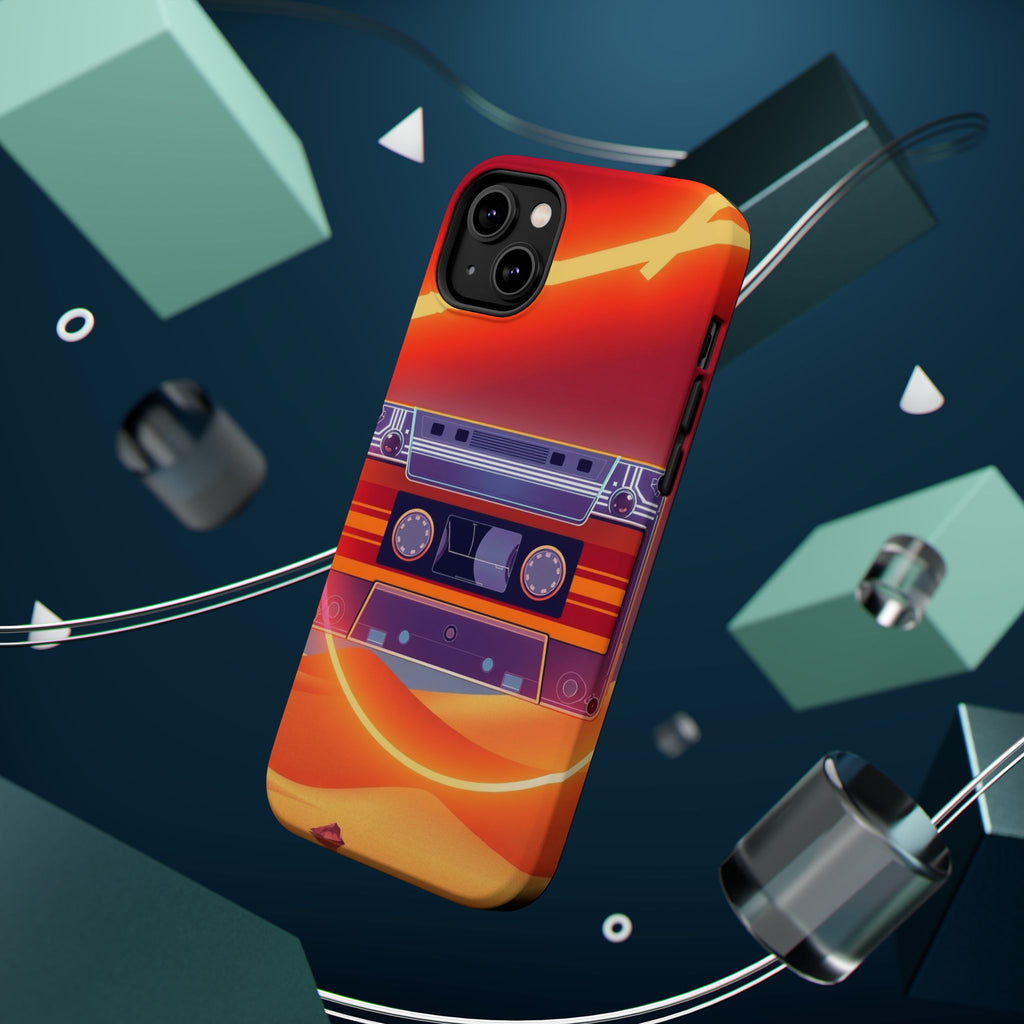 iPhone Cassette Tape Rewind Bold Art Slim Everyday Designer Case · iPhone Case