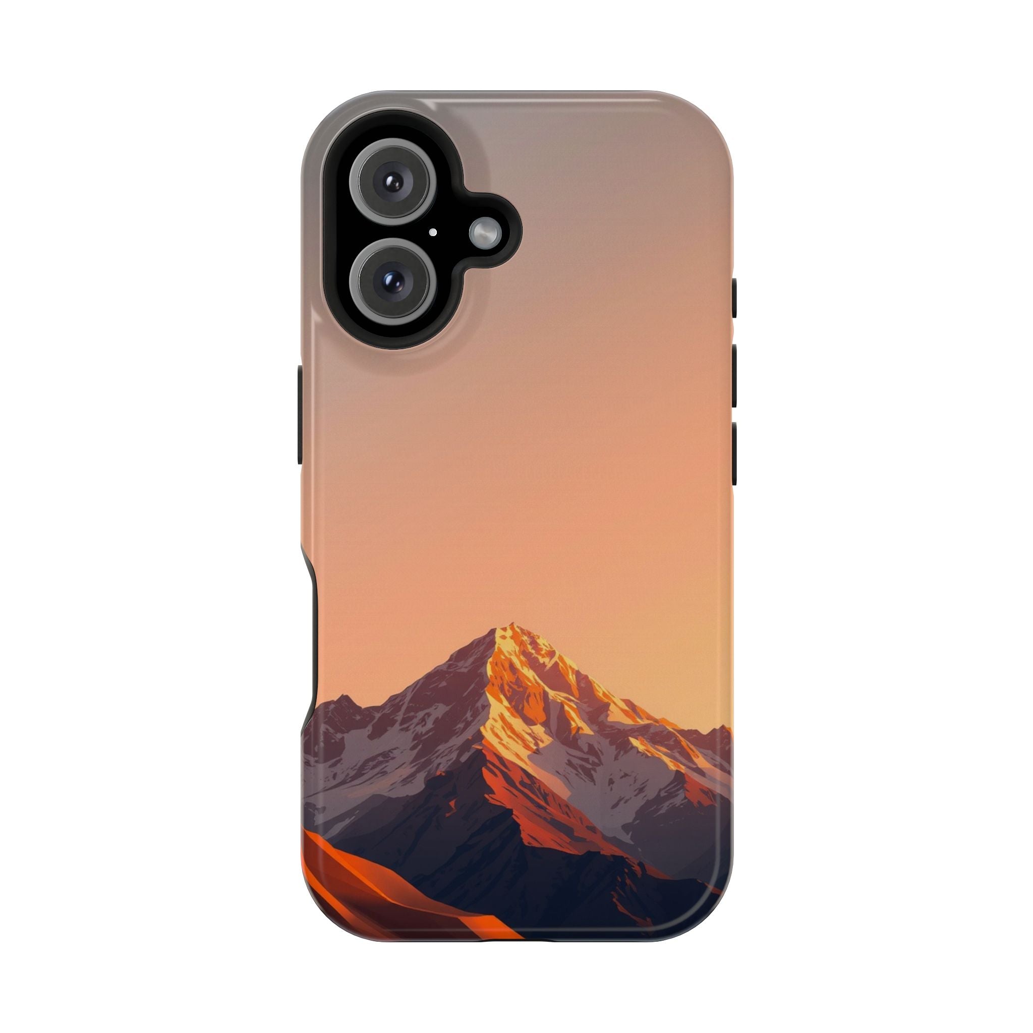 iPhone Mountain at Sunrise Bold Art 10 Slim Everyday Designer Case · iPhone Case