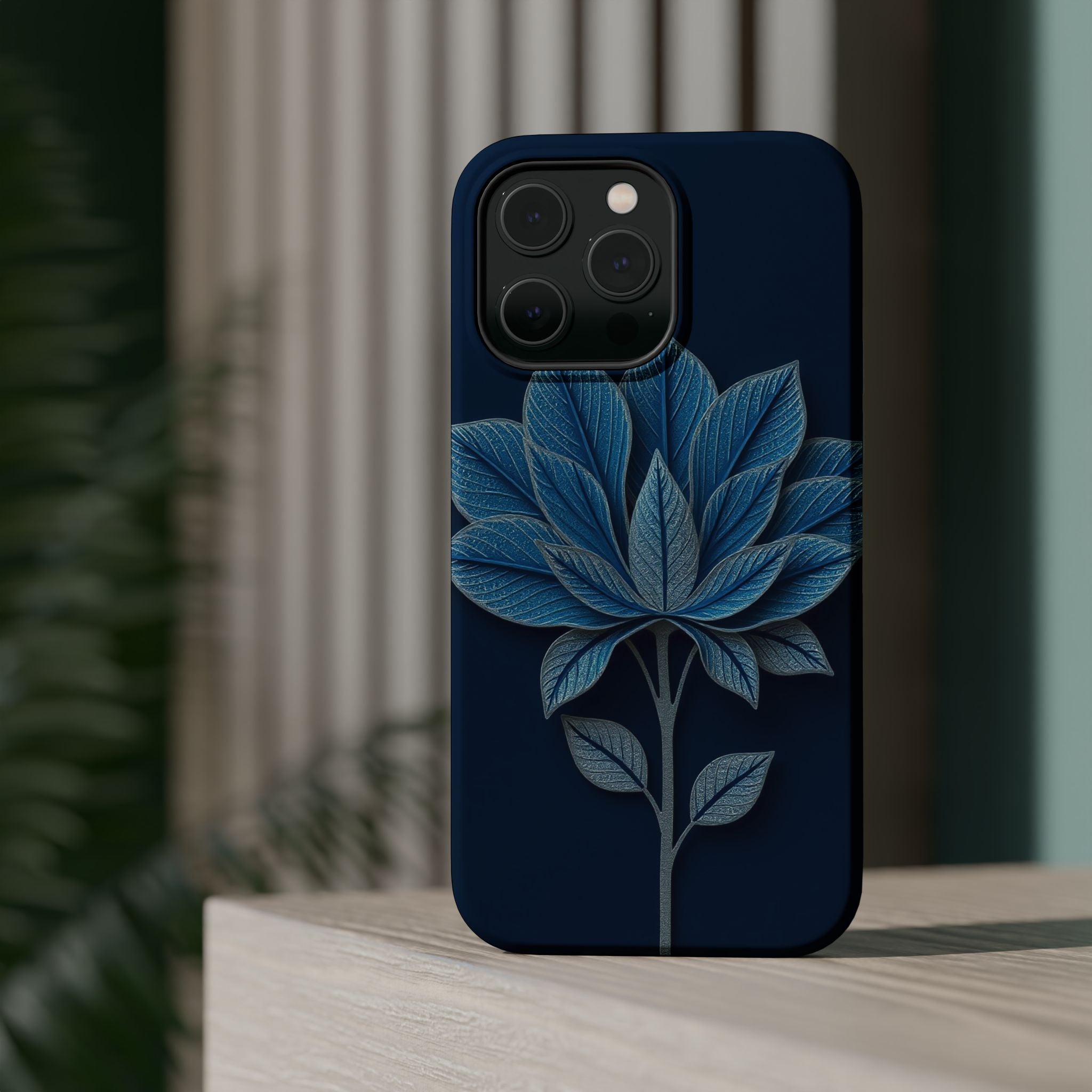 iPhone Night Bloomer Paper Cut Art Bold Modern Everyday Snap Case · iPhone Case