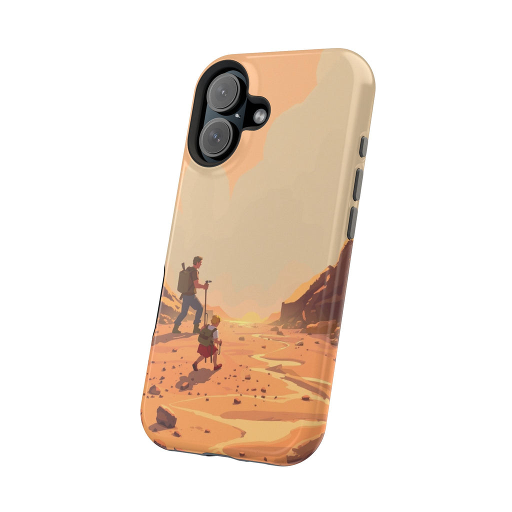 iPhone Burnt Orange And Sand Barely Surviving Slim Everyday Designer Case · iPho