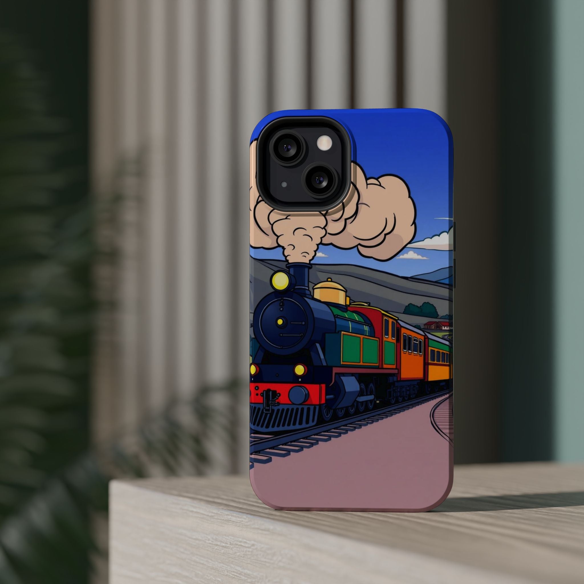iPhone Steam Locomotive Puff Kids Fun iPhone Phone Case Gift Slim · iPhone Case