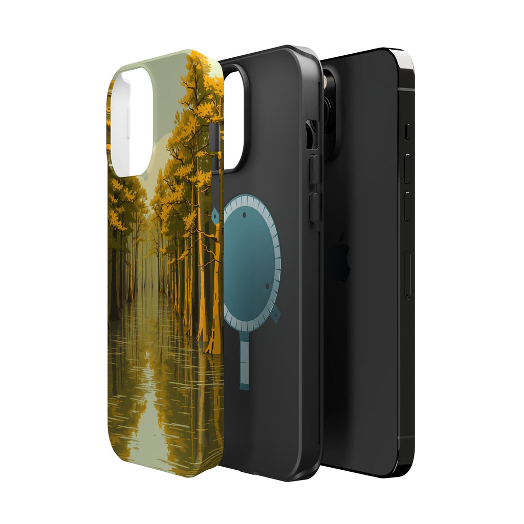 iPhone Cypress Swamp Enchanted Art Bold Modern Everyday Snap Case · iPhone Case