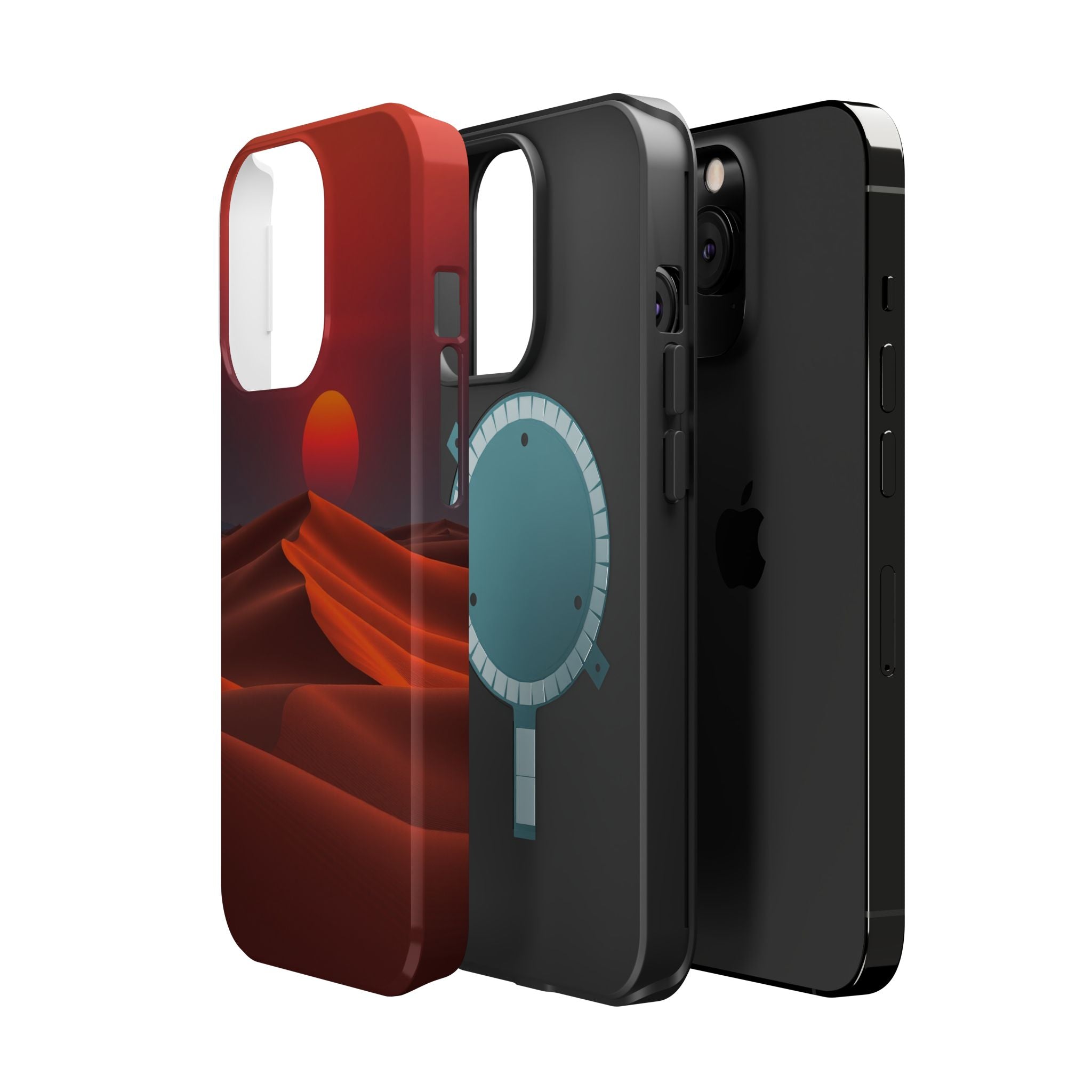 iPhone Sand Dunes at Dusk Electric Art Slim Everyday Designer Case · iPhone Case