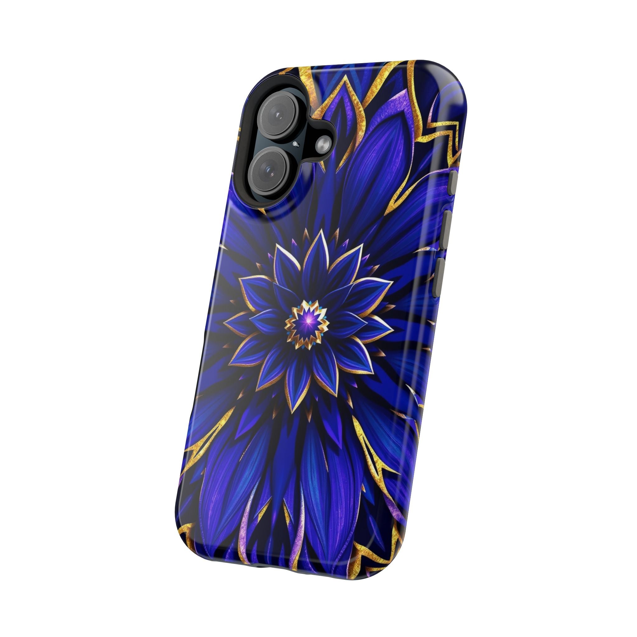 iPhone Floral Mandala Electric Art 14 Slim Everyday Designer Case · iPhone Case