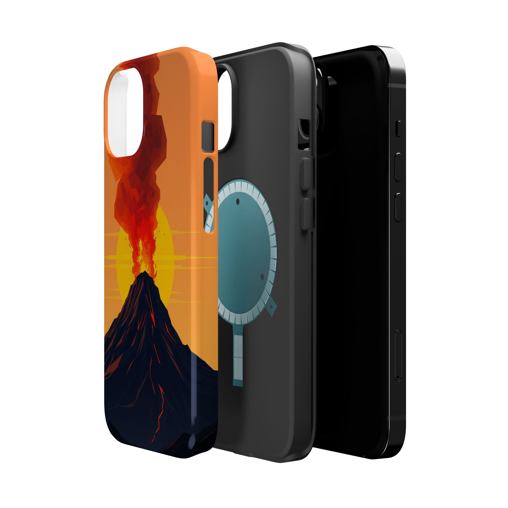 iPhone Vibrant Volcanic Eruption Design Slim Everyday iPhone Designer · iPhone C