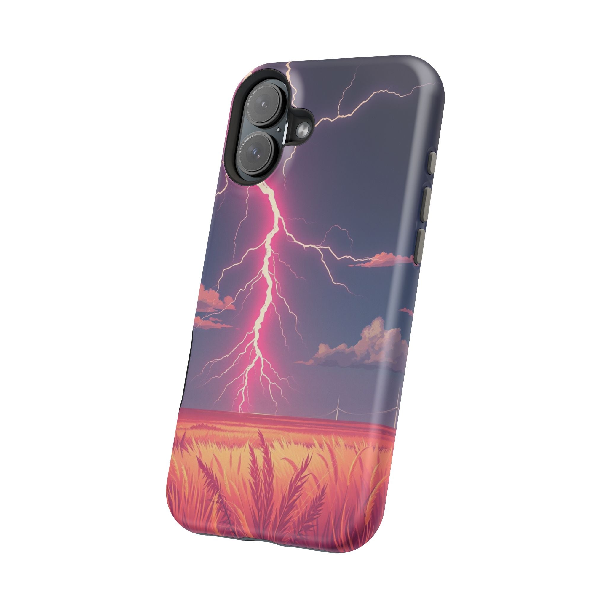 iPhone Rose Pink And Cream Prairie Lightning Slim iPhone Everyday · iPhone Case