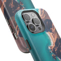 iPhone Shoreline Aerial Abstract Geometric Slim iPhone Everyday · iPhone Case