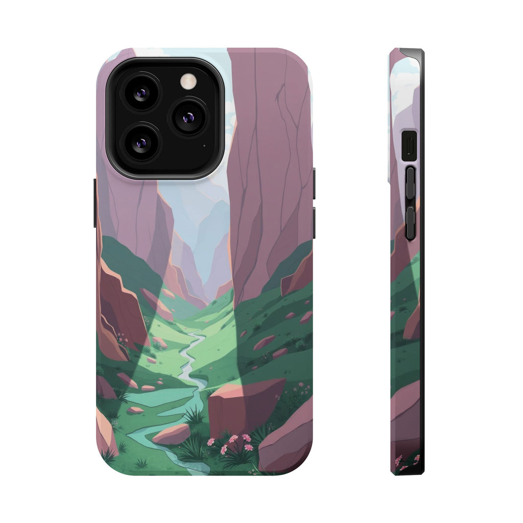 iPhone Valley Floor Stained Glass Bold Modern Everyday Snap Case · iPhone Case