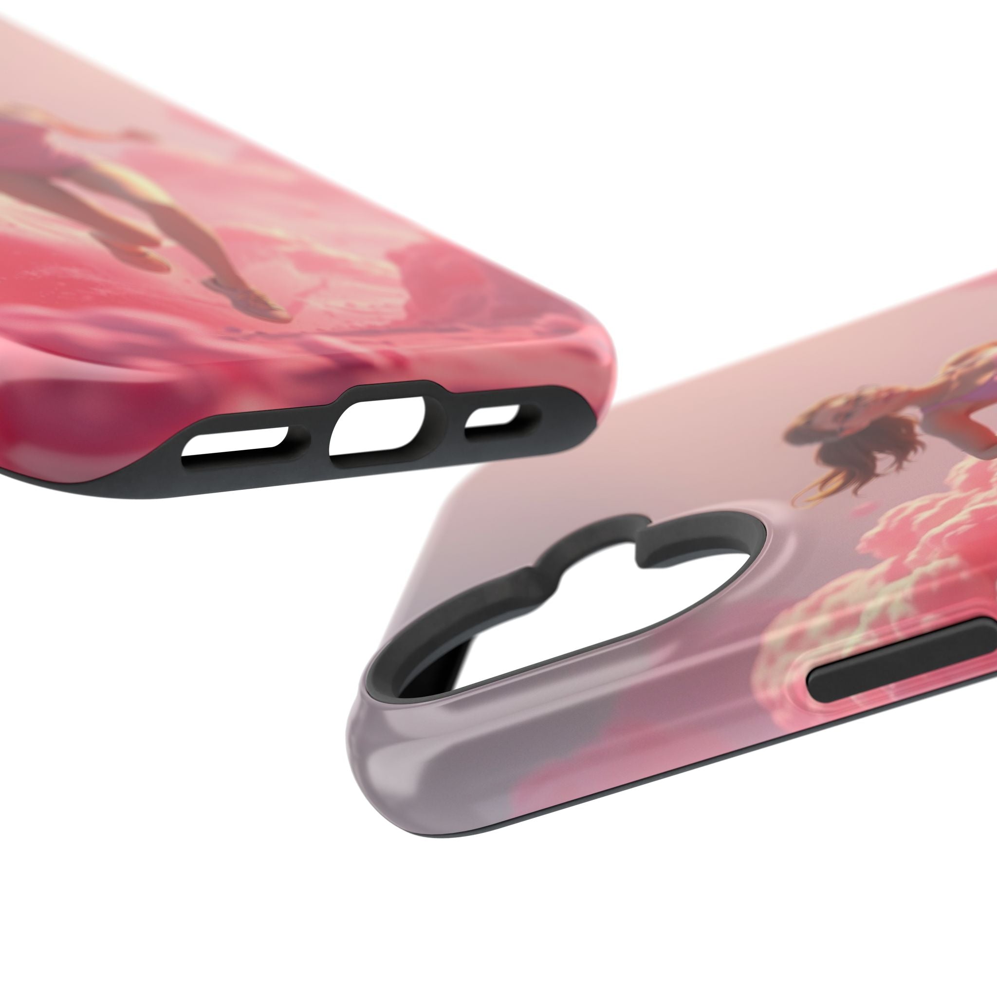 iPhone on Fumes 3D Digital Bold Modern Everyday Snap Case · iPhone Case