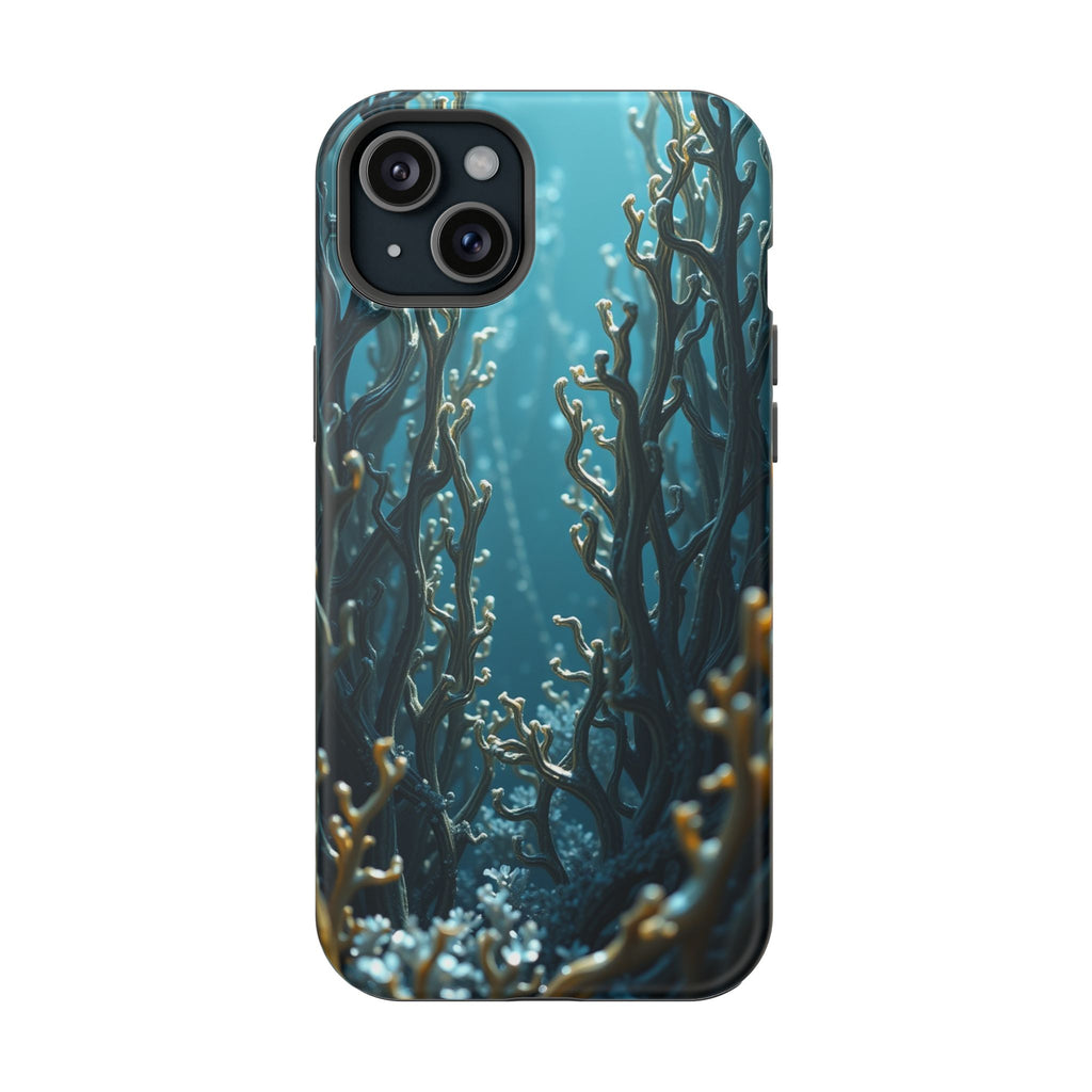 iPhone Midnight Blue And Silver Kelp Forest Slim iPhone Everyday · iPhone Case