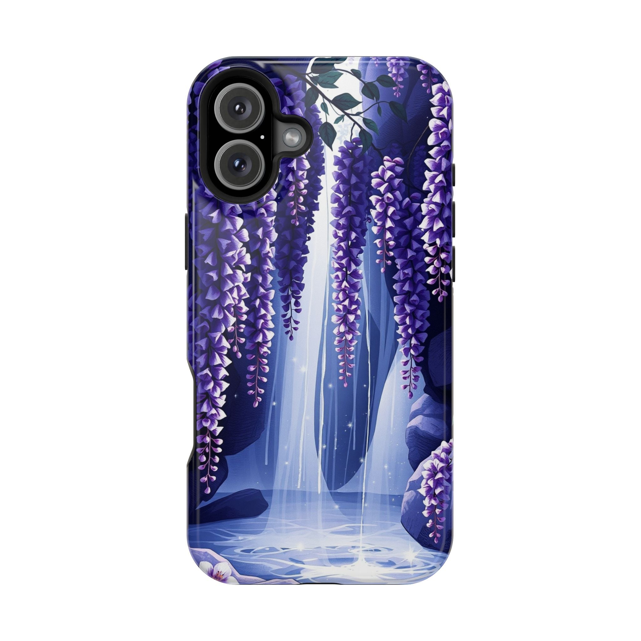 iPhone Wisteria Cascade Serene Design Slim Snap Case Ga · iPhone Case