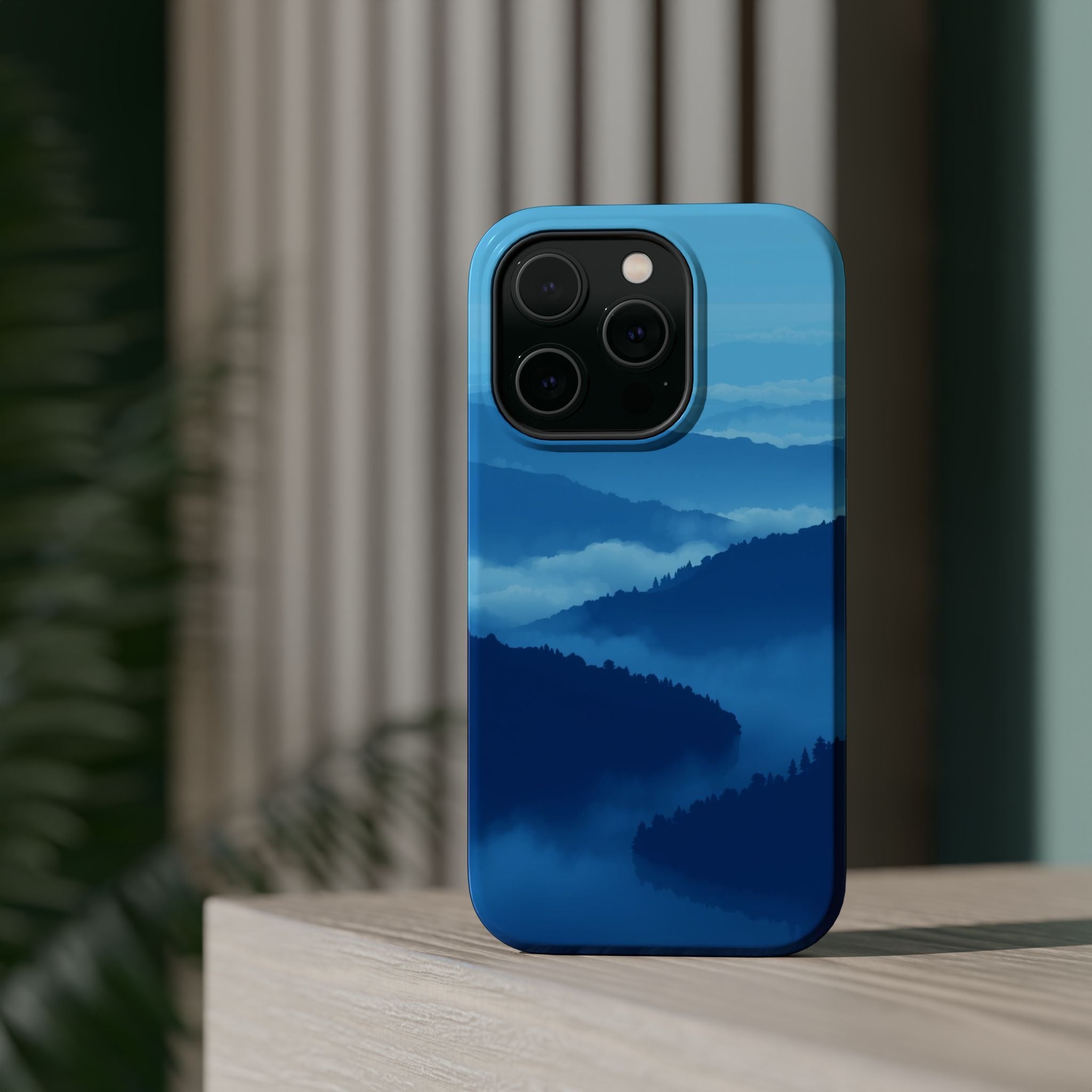 iPhone Fog Rolling Over Hills Pixel Art -Bit Slim iPhone Everyday · iPhone Case