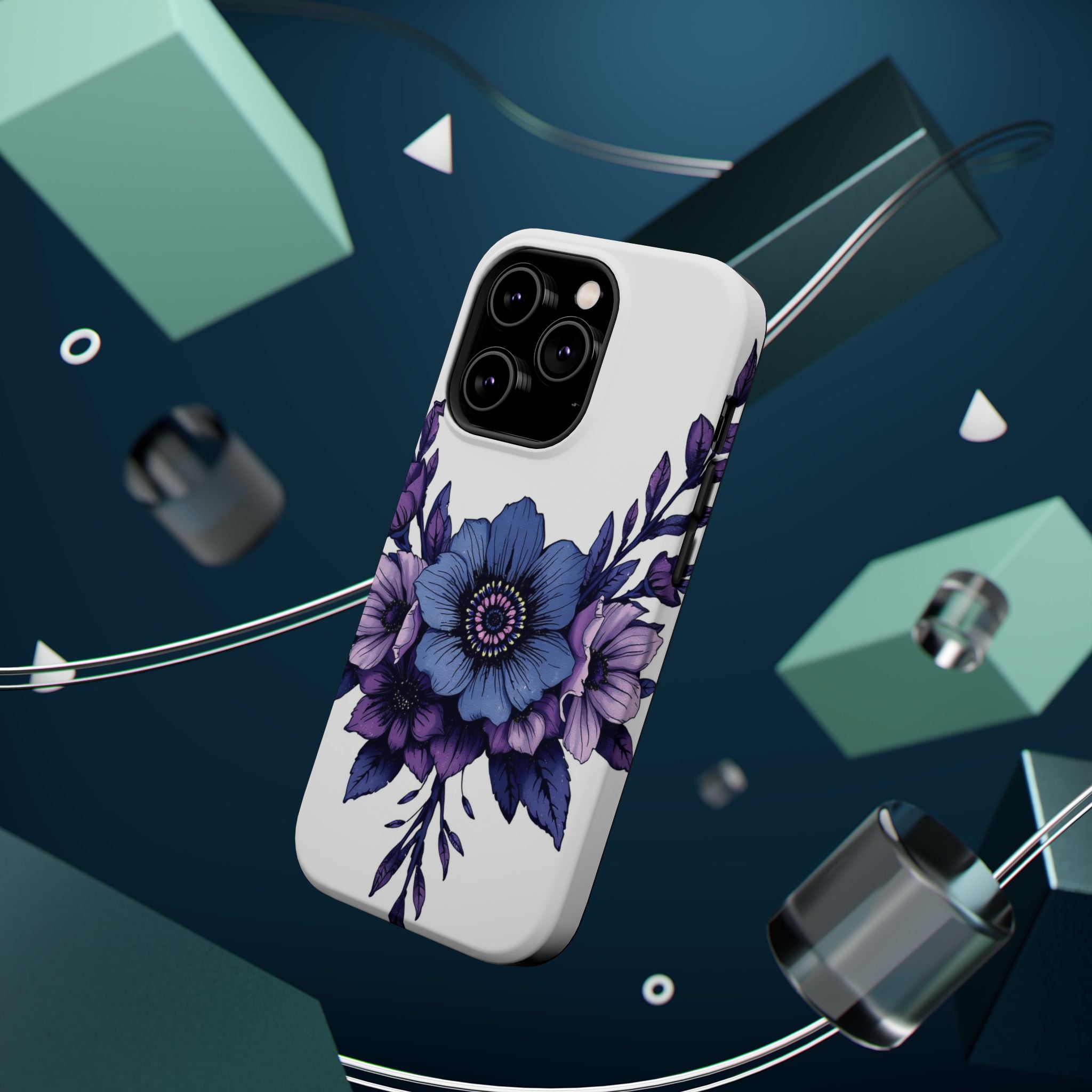 iPhone Floral Crown Grunge Distressed Slim Everyday Designer Case · iPhone Case