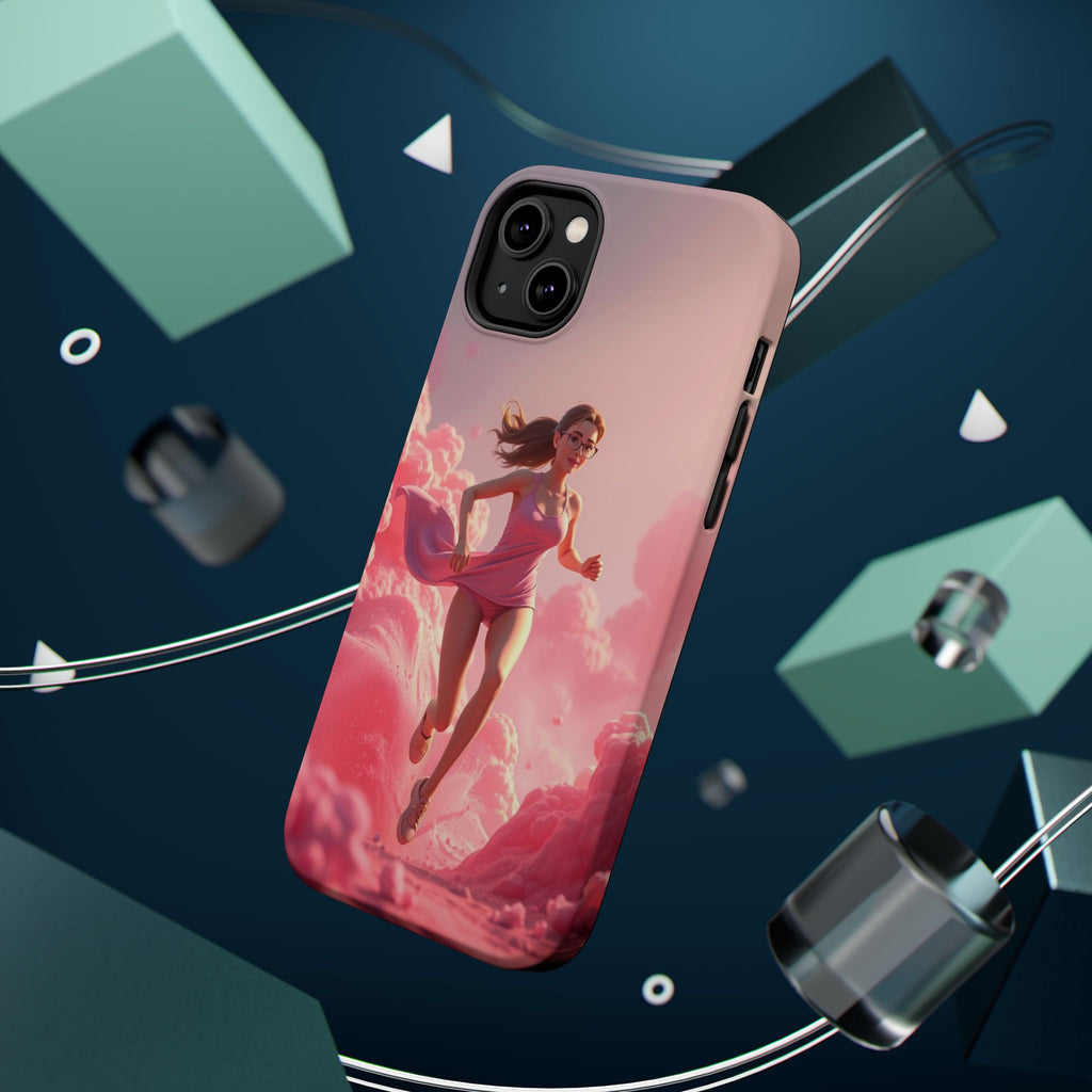 iPhone on Fumes 3D Digital Bold Modern Everyday Snap Case · iPhone Case