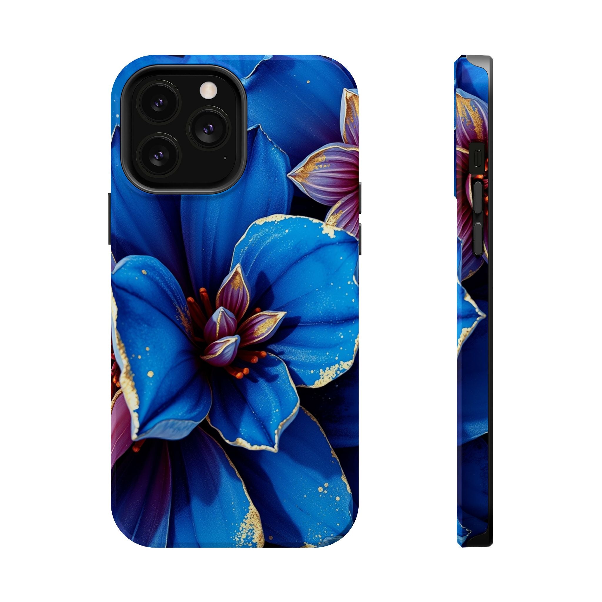 iPhone Floral Gold Foil Serene Design Slim Snap Case Ga · iPhone Case
