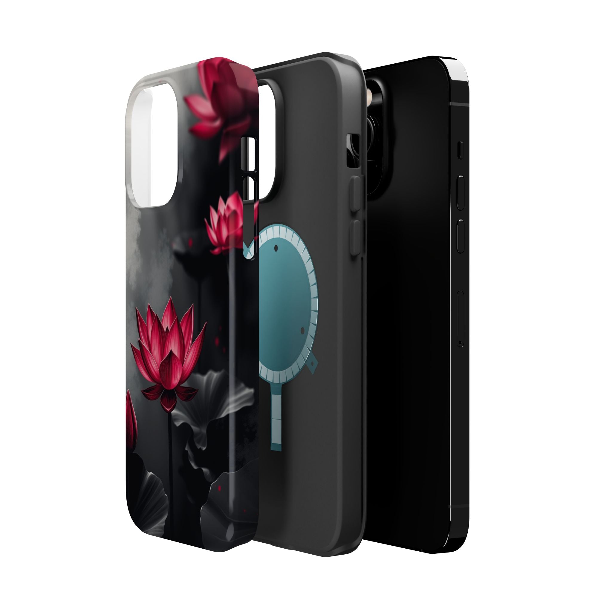 iPhone Lotus Pond Mystic Art 15 Slim Everyday Designer Case · iPhone Case