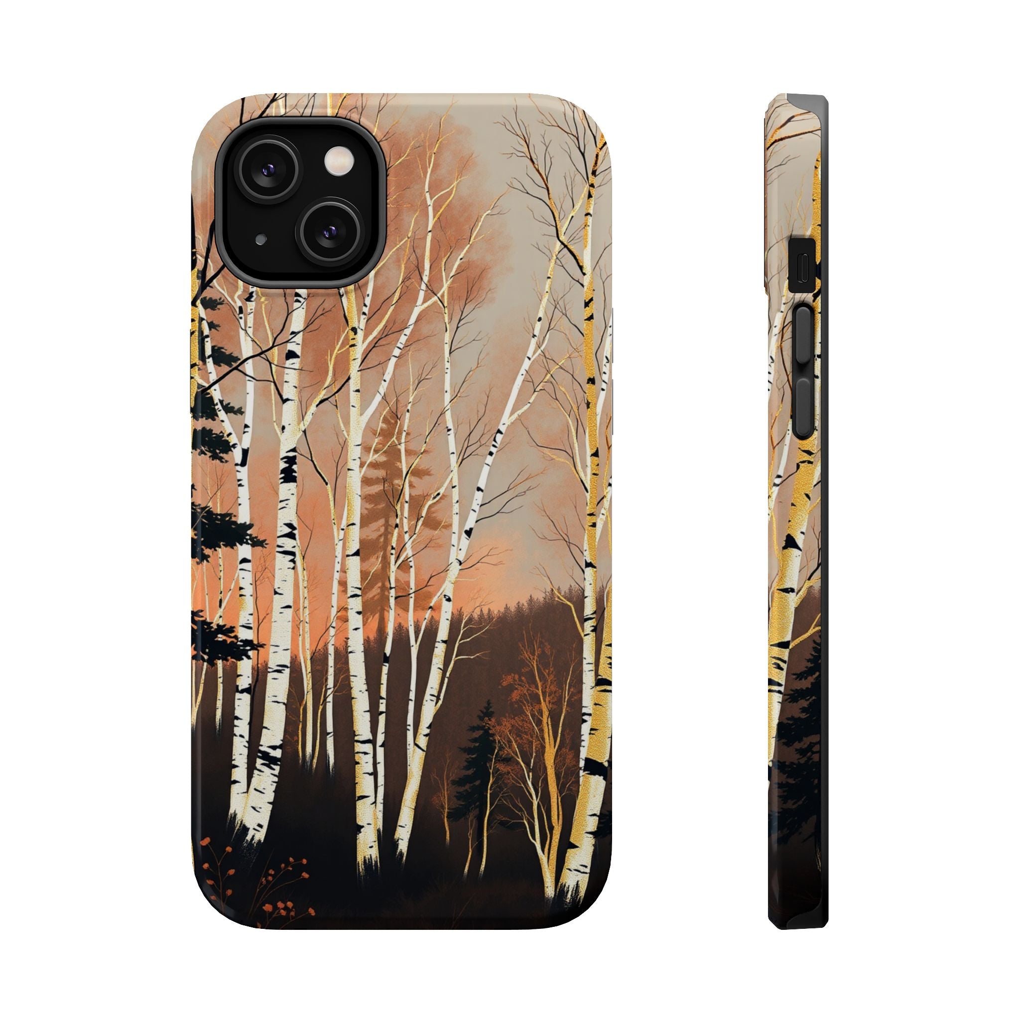 iPhone Birch Grove Mystic Art 14 Bold Modern Everyday Snap Case · iPhone Case