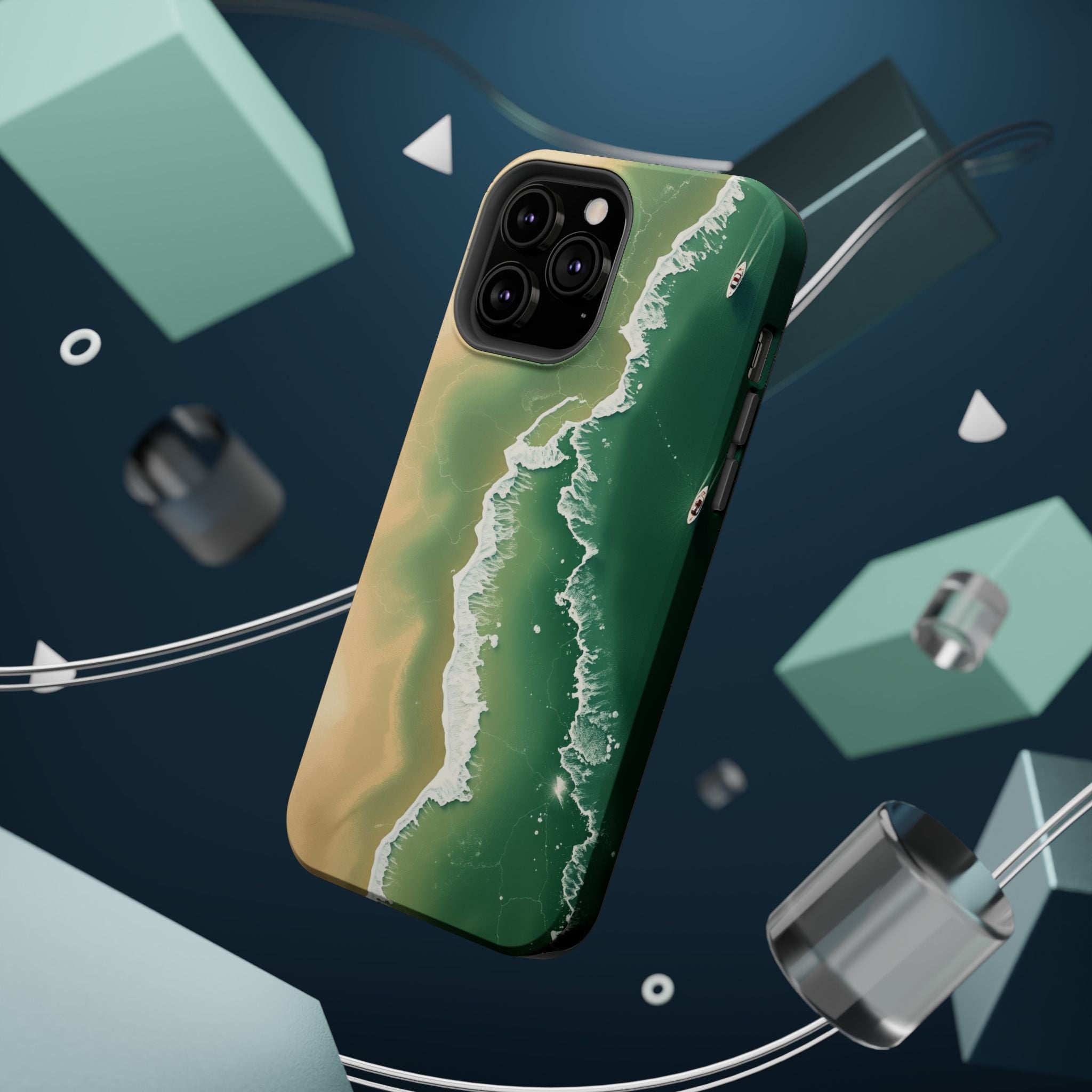 iPhone Shoreline Aerial Bold Art Bold Modern Everyday Snap Case · iPhone Case