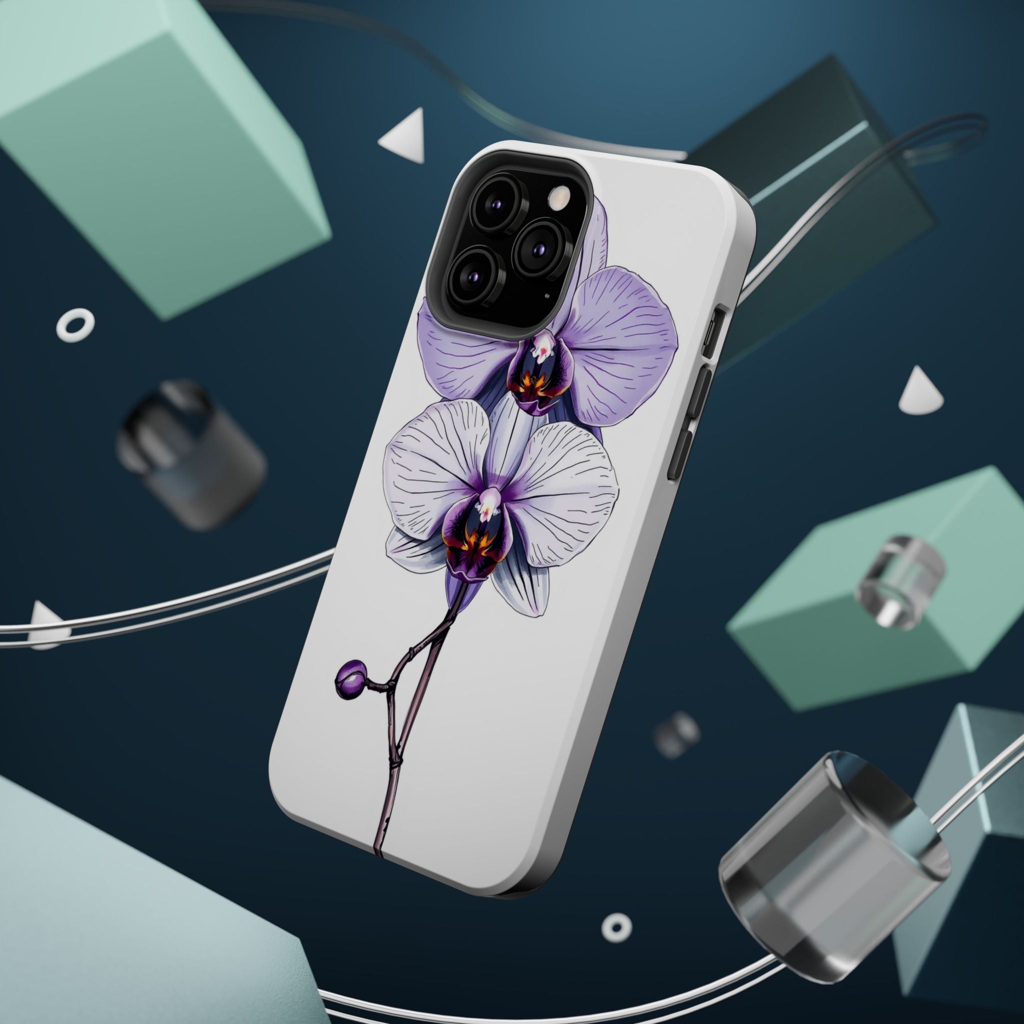 iPhone Orchid Study Hand-Drawn Sketch Slim Everyday Designer Case · iPhone Case