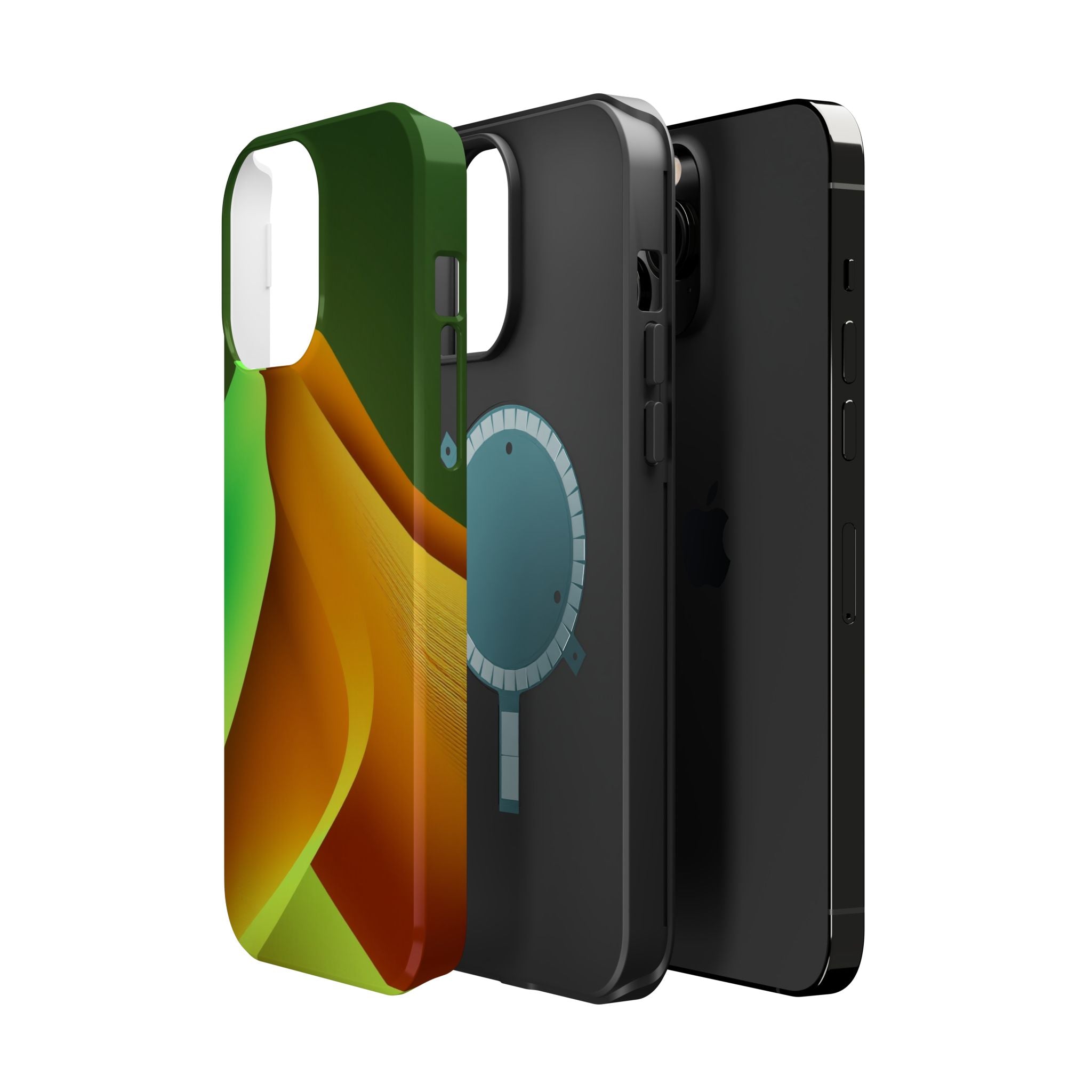 iPhone Emerald Green And Gold Desert Dunes Slim iPhone Everyday · iPhone Case