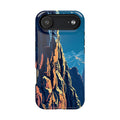 iPhone Midnight Blue And Silver Canyon Wall Slim iPhone Everyday · iPhone Case