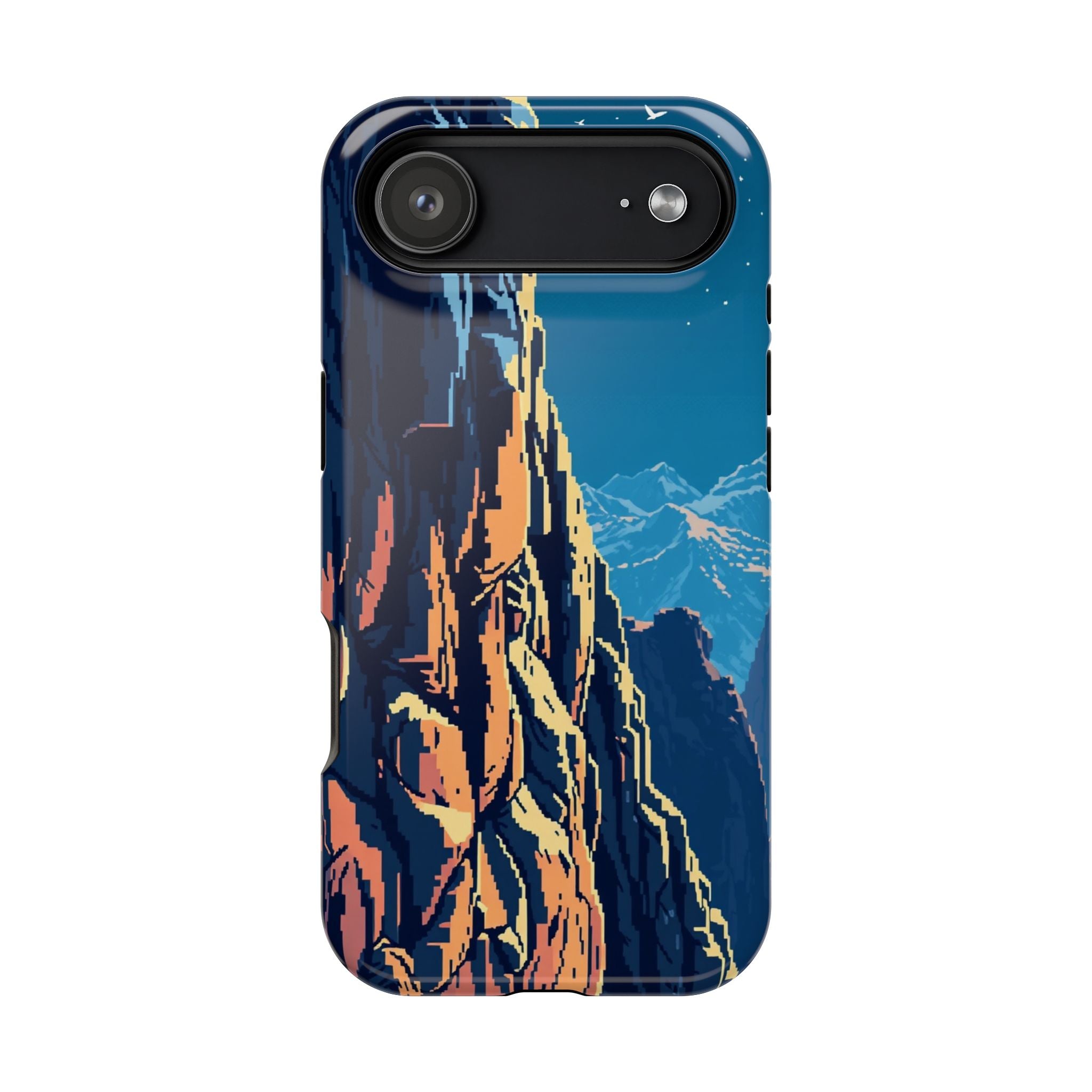 iPhone Midnight Blue And Silver Canyon Wall Slim iPhone Everyday · iPhone Case