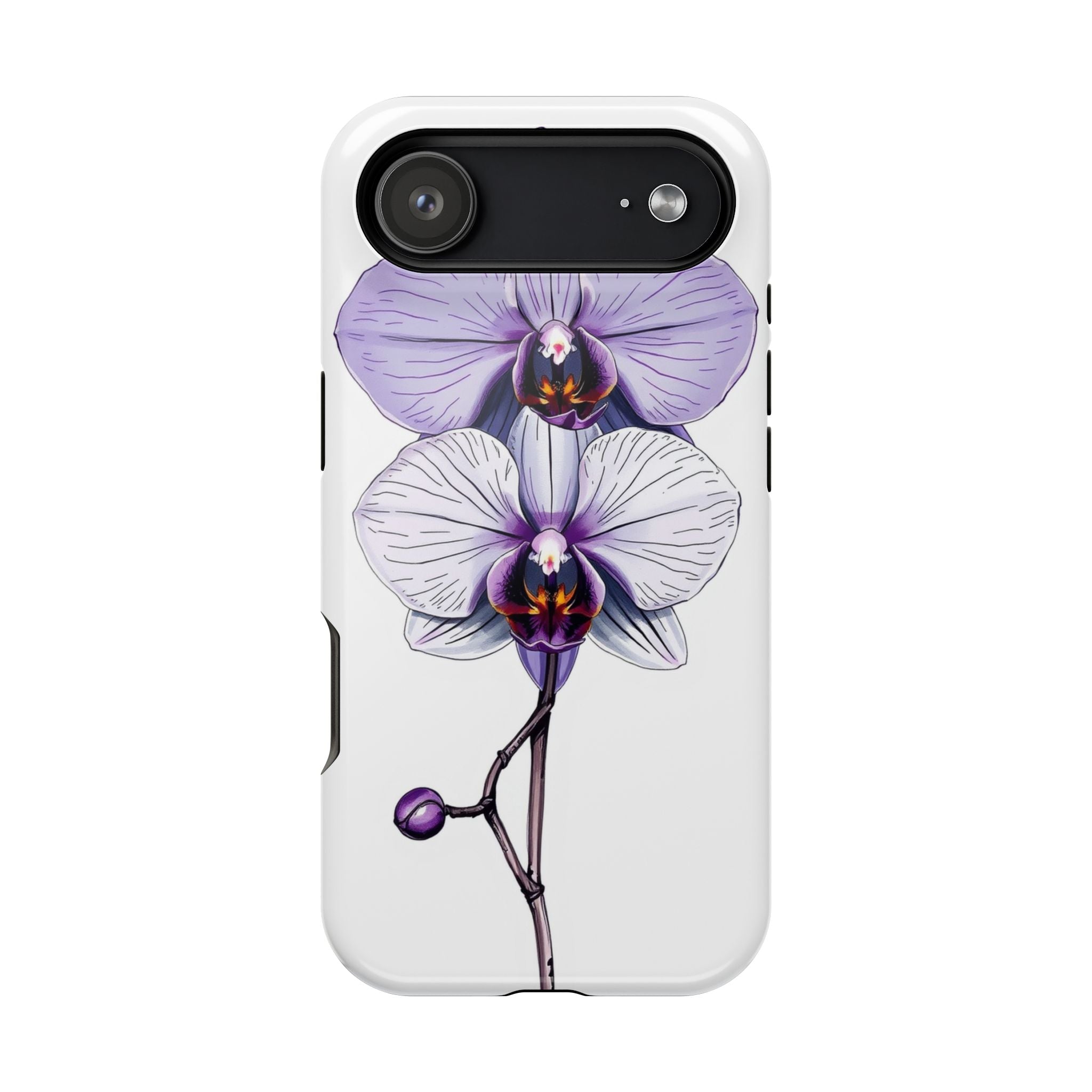 iPhone Orchid Study Hand-Drawn Sketch Slim Everyday Designer Case · iPhone Case