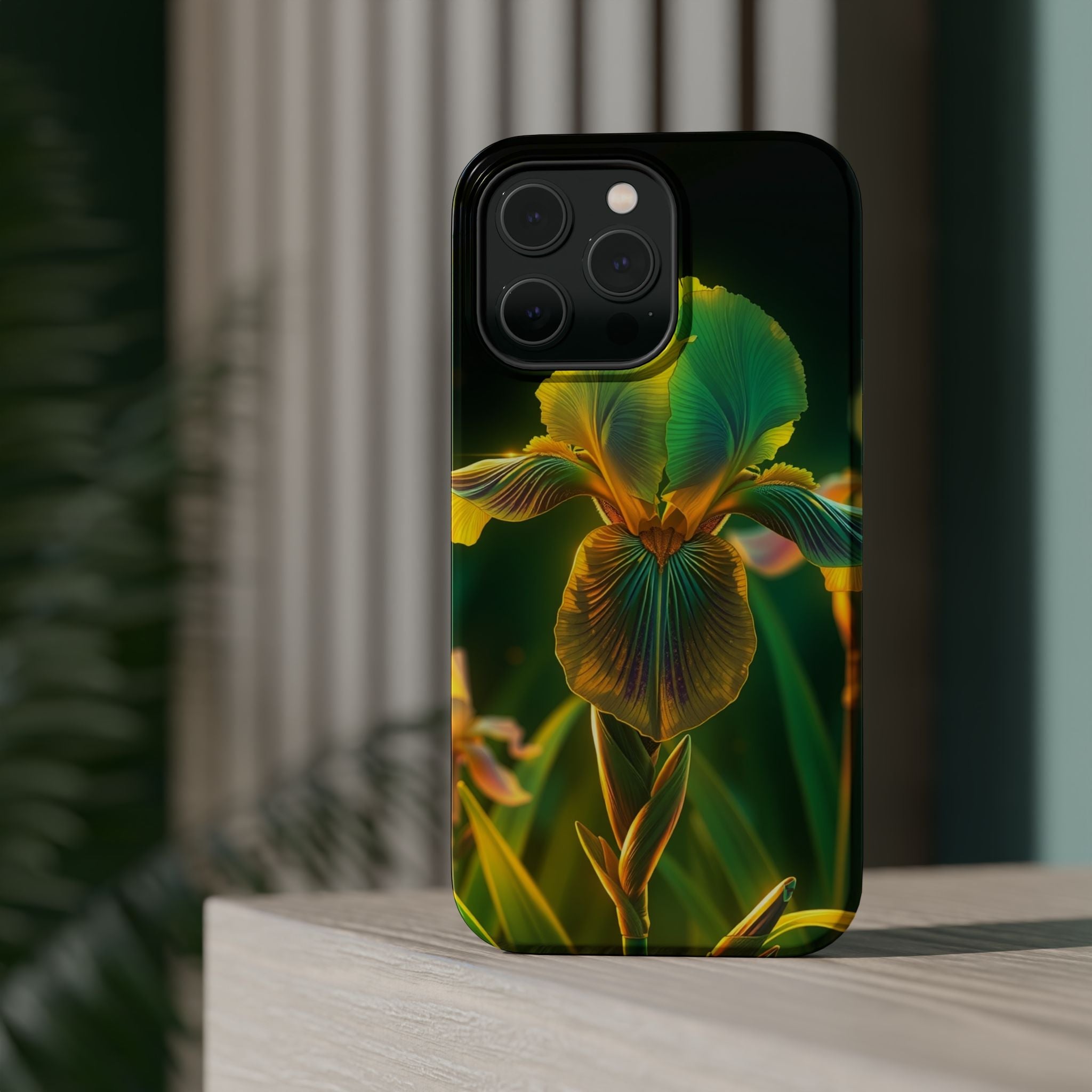 iPhone Iris Garden Bold Art Slim Everyday Designer Case · iPhone Case Quiet Mood