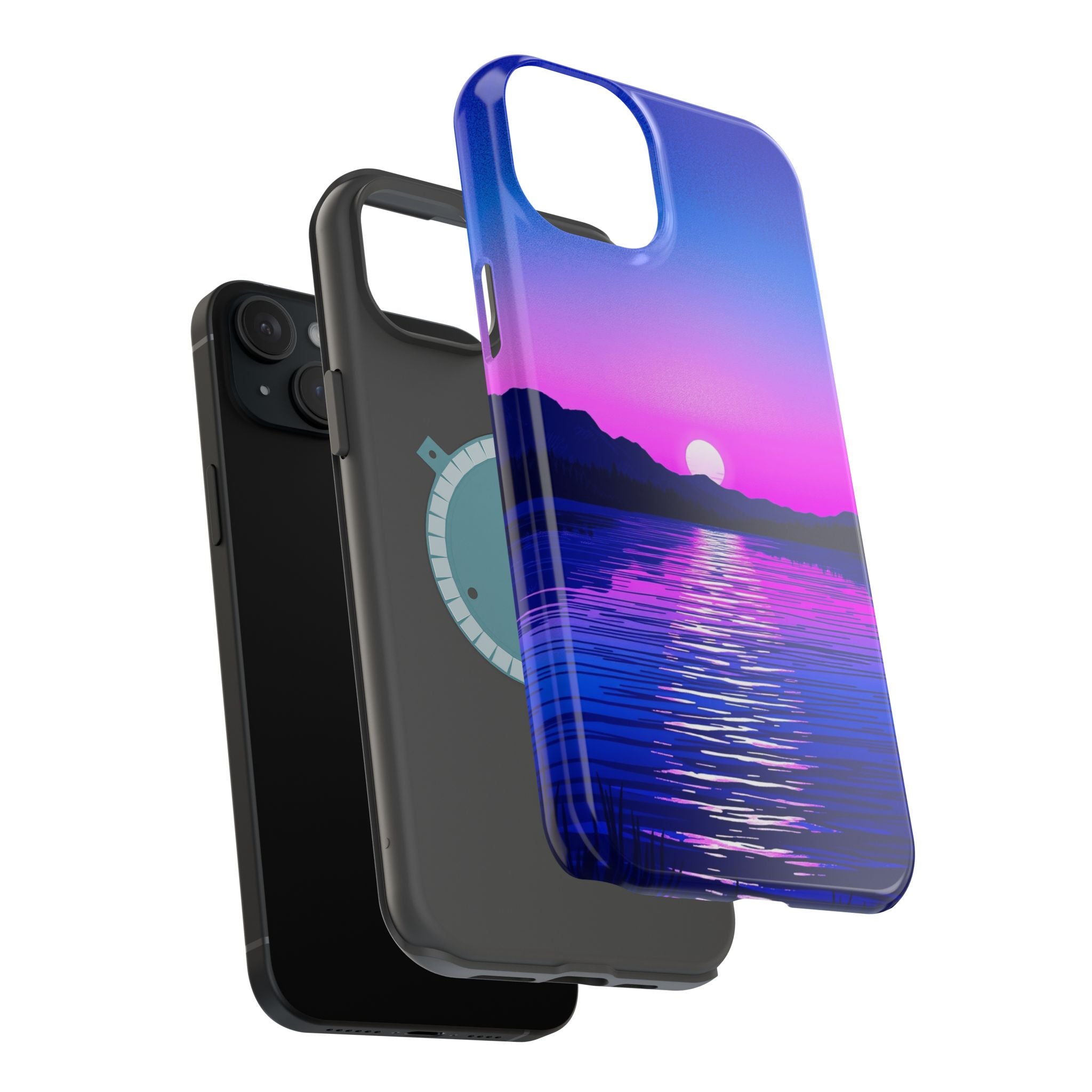 iPhone Indigo And Violet Lake at Twilight Slim iPhone Everyday Designer · iPhone