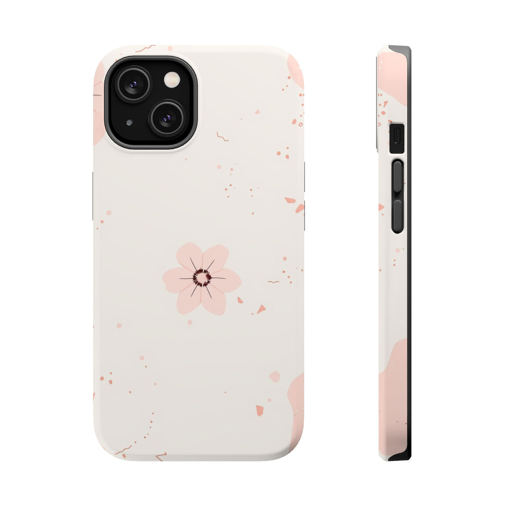 iPhone Floral Terrazzo Minimalist Line Art Slim Everyday Designer · iPhone Case