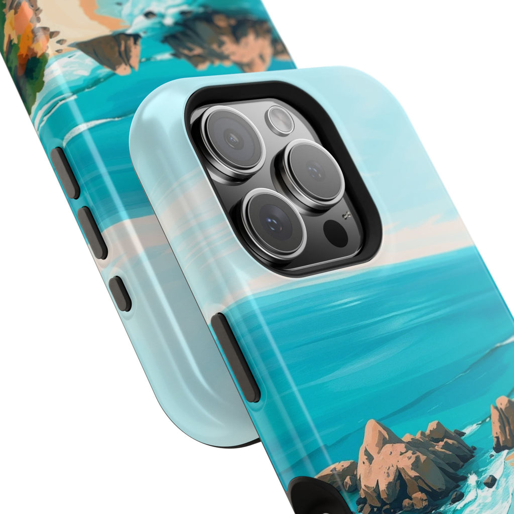iPhone Pebble Beach Cinematic Art Bold Modern Everyday Snap Case · iPhone Case