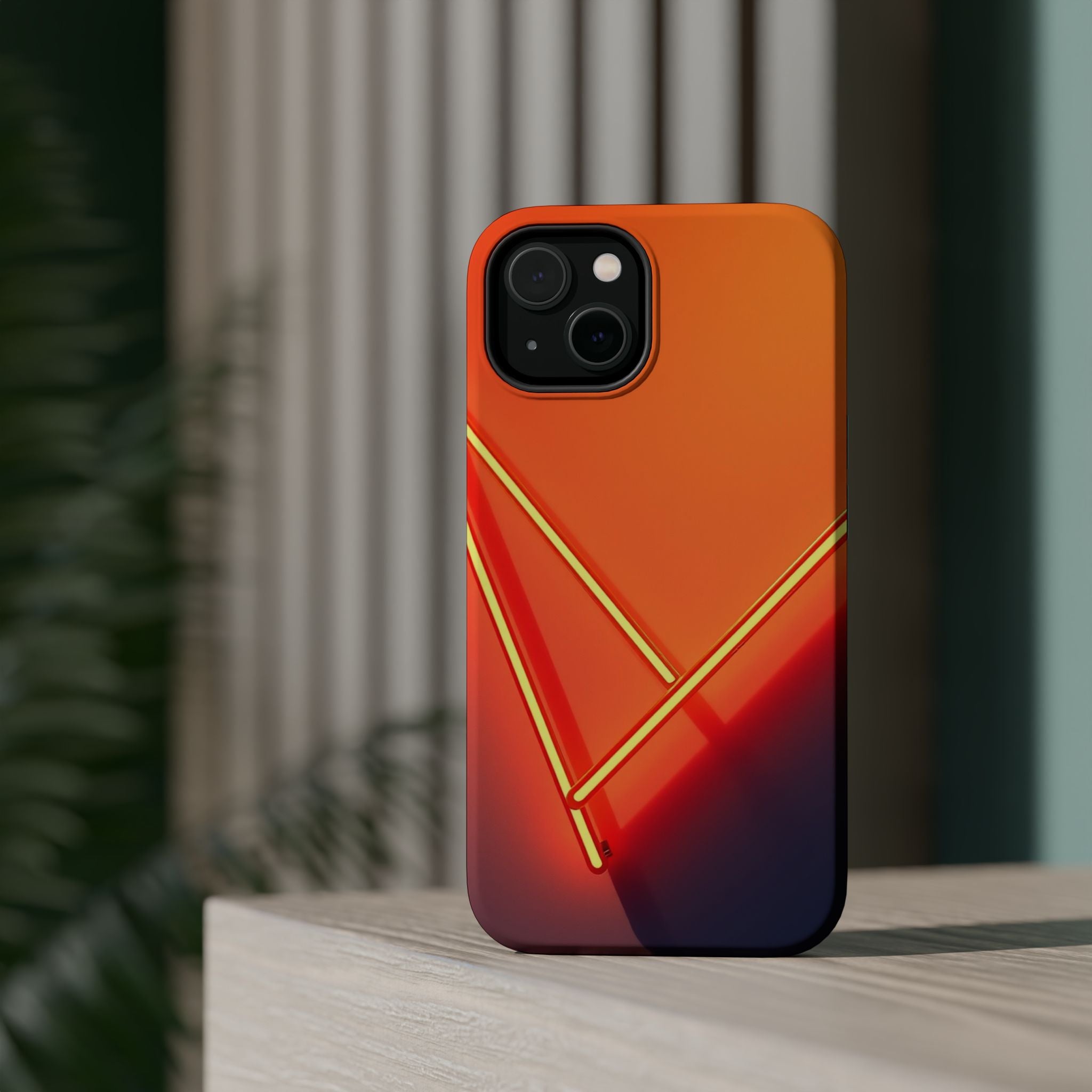 iPhone Neon Geometry Vibrant Watercolor Slim Everyday iPhone Designer · iPhone C