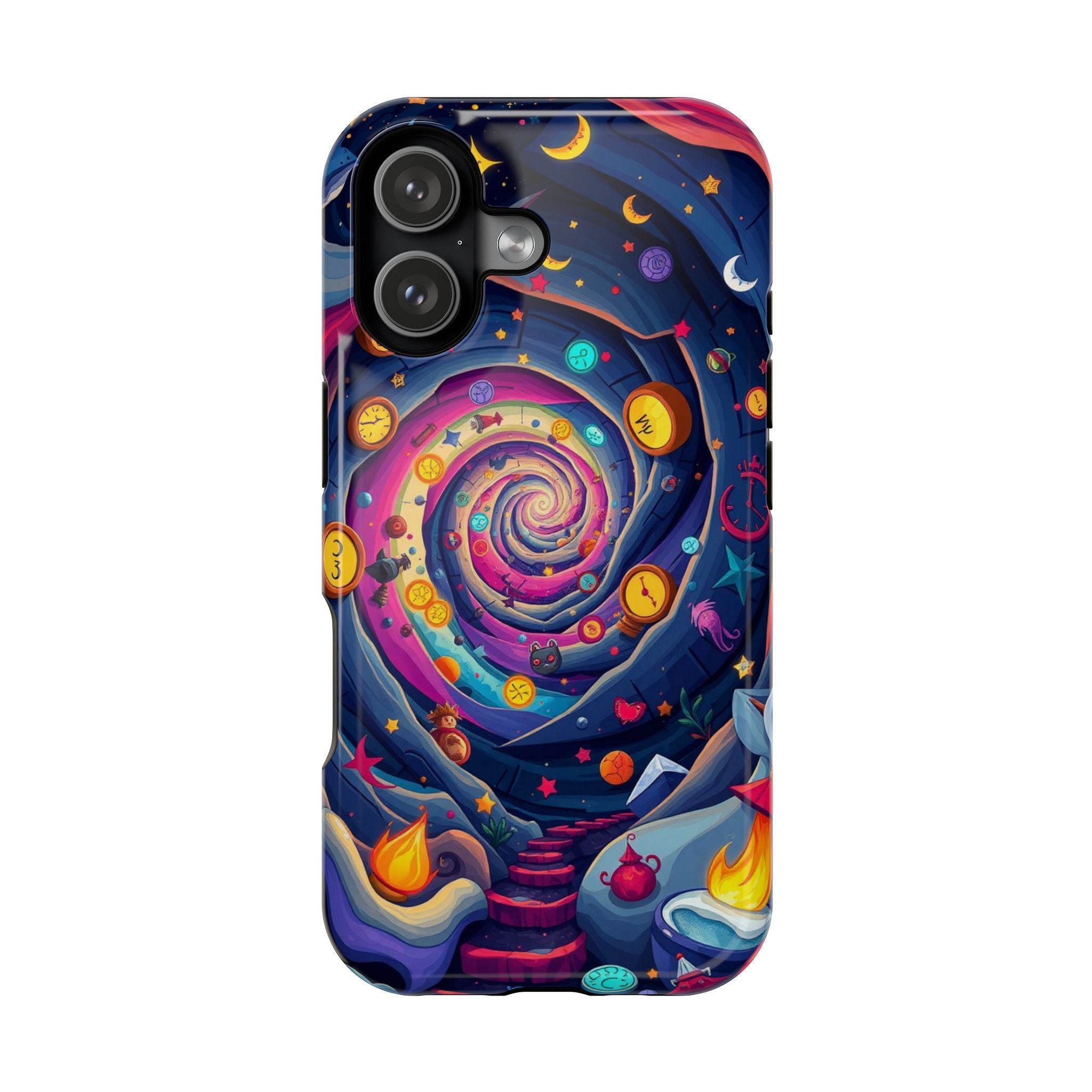 iPhone Time Portal Swirl Kids Fun iPhone Phone Case Gift Clean Minimal · iPhone
