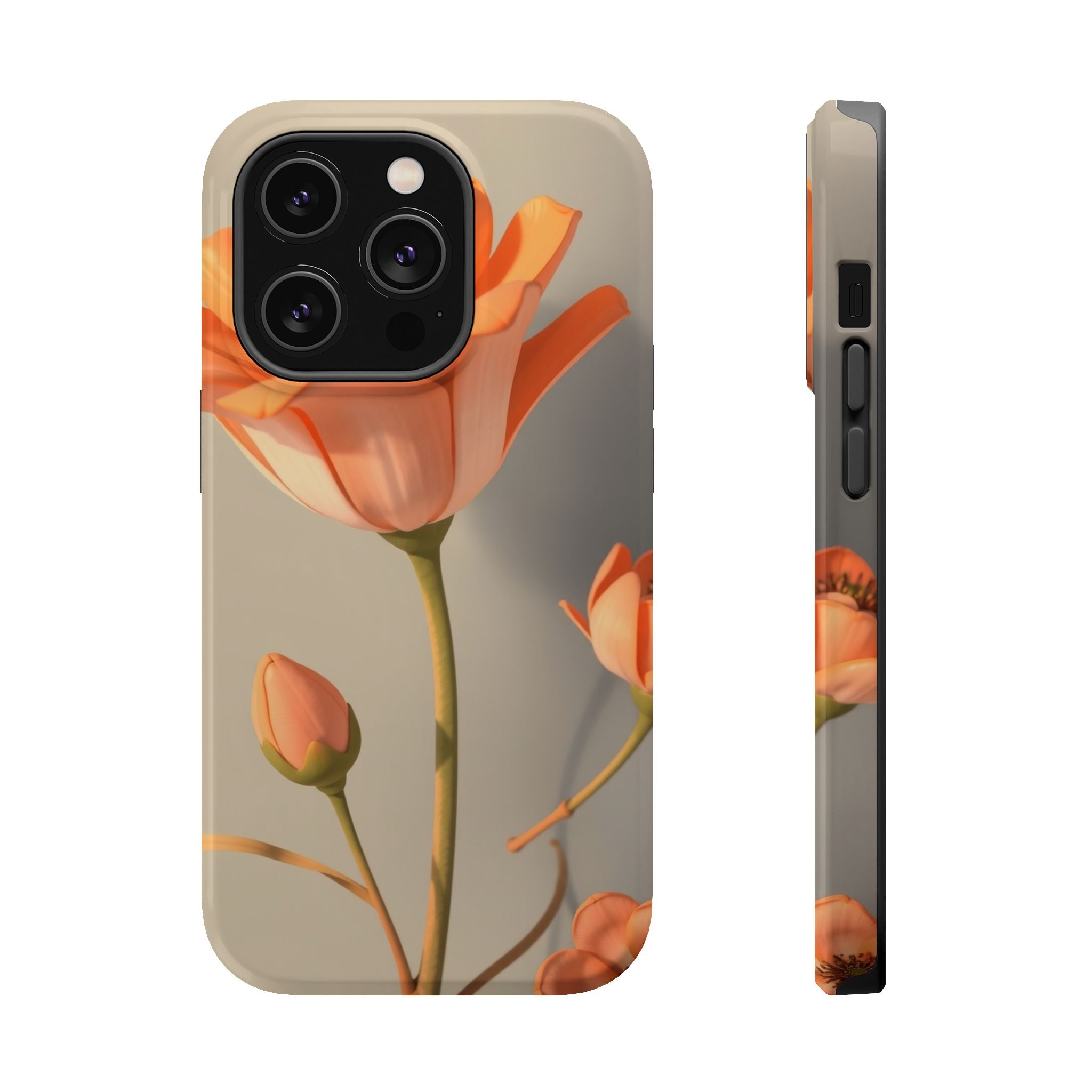 iPhone Sunset Amber And Peach Botanical Illustration iPhone Slim · iPhone Case