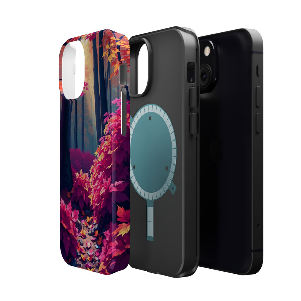 iPhone Earthy Autumn Forest Floor Design Slim Everyday iPhone Designer · iPhone