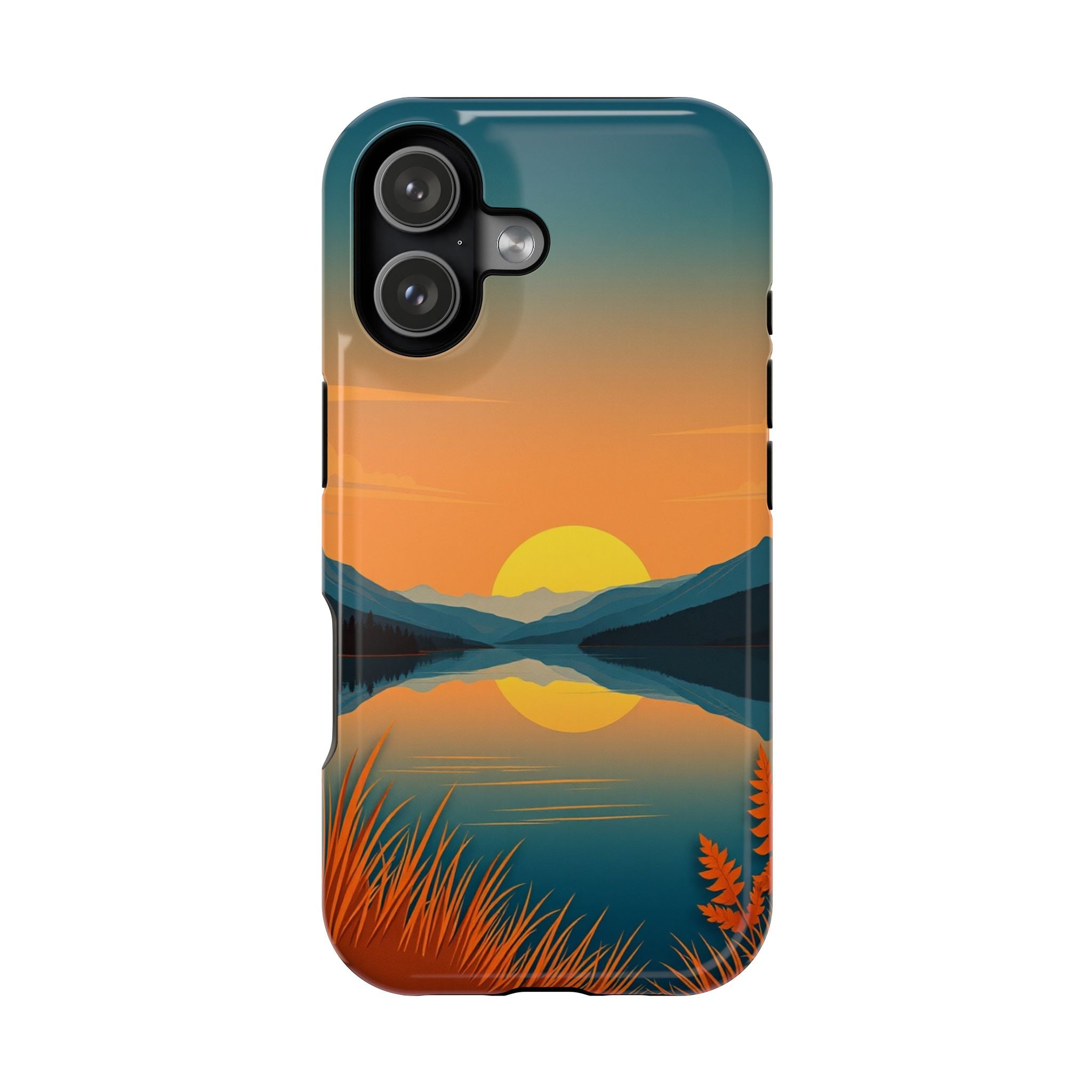 iPhone Lake at Twilight Cinematic Art Slim Everyday Designer Case · iPhone Case