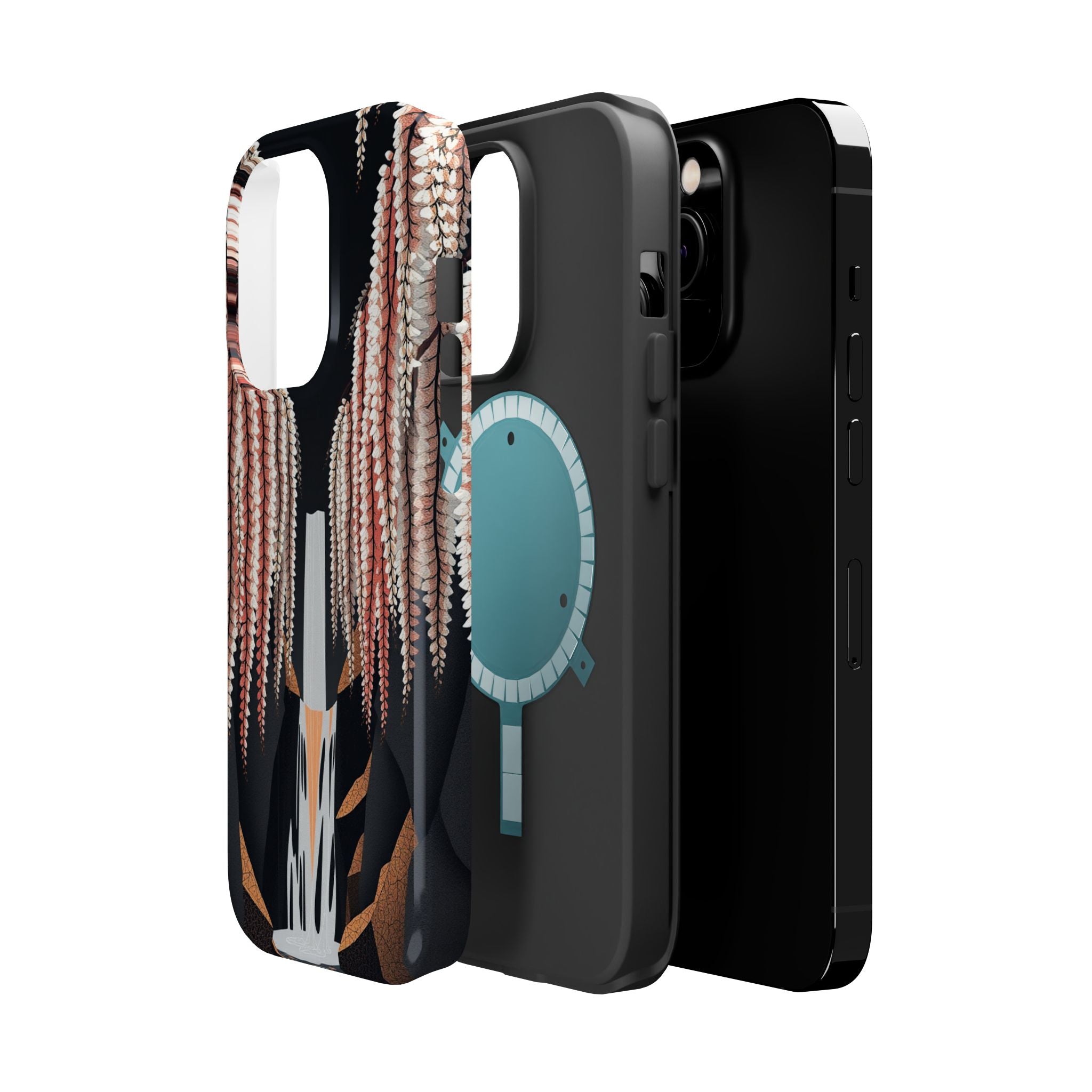 iPhone Earthy Wisteria Cascade Design Slim Everyday iPhone 10 Designer · iPhone