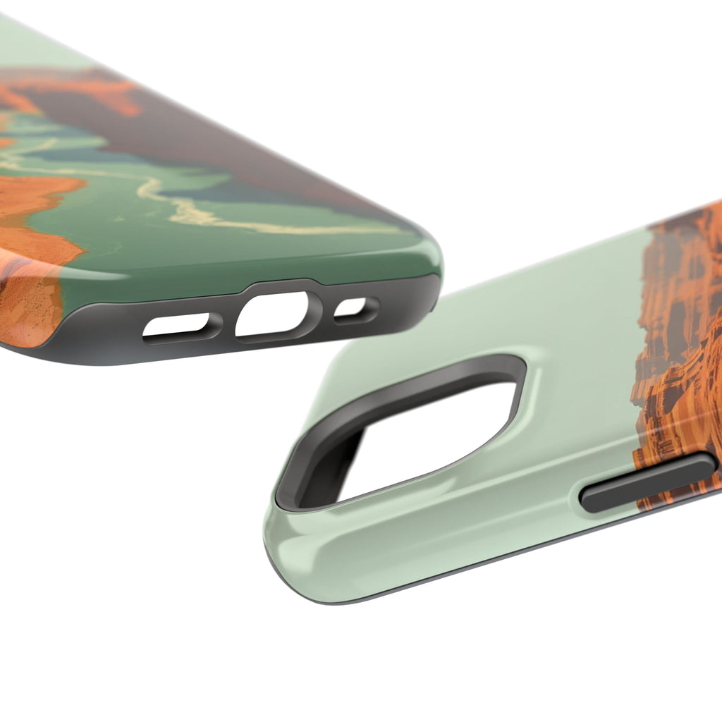 iPhone Burnt Orange And Sand River Canyon Slim iPhone Everyday Designer · iPhone