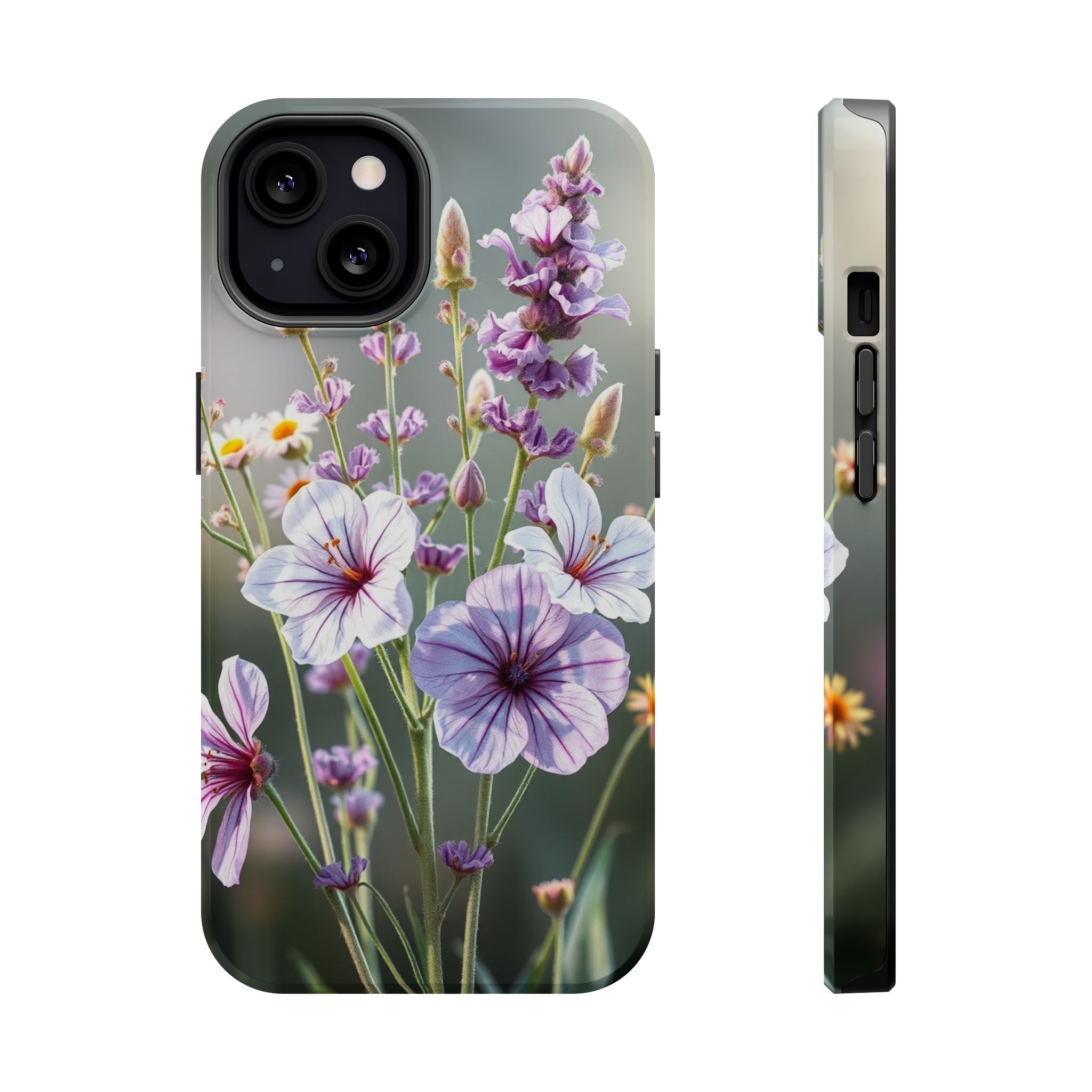 iPhone Wildflower Bunch Enchanted Art Slim Everyday Designer Case · iPhone Case