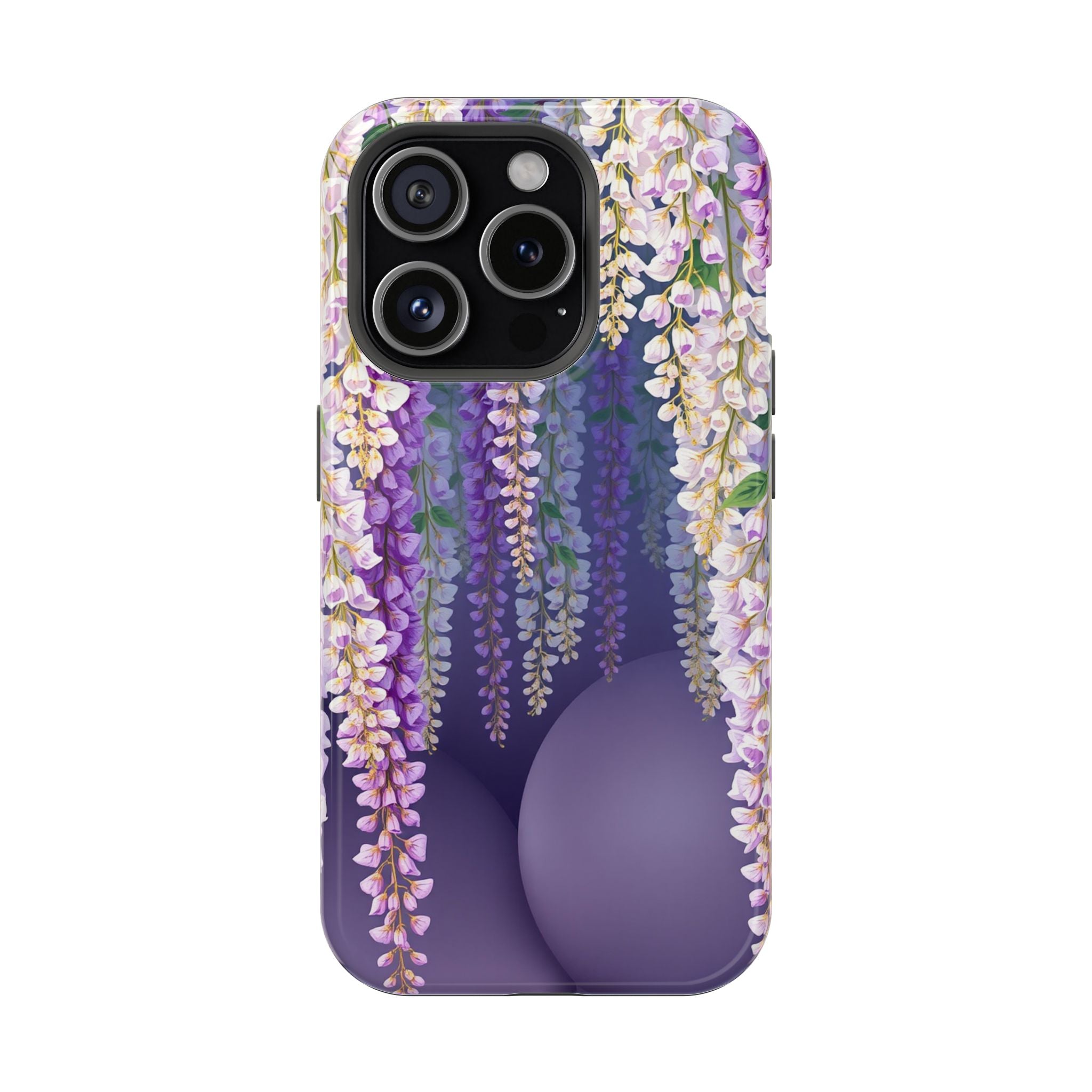 iPhone Mint And Blush Wisteria Cascade Slim Everyday Designer Case · iPhone Case
