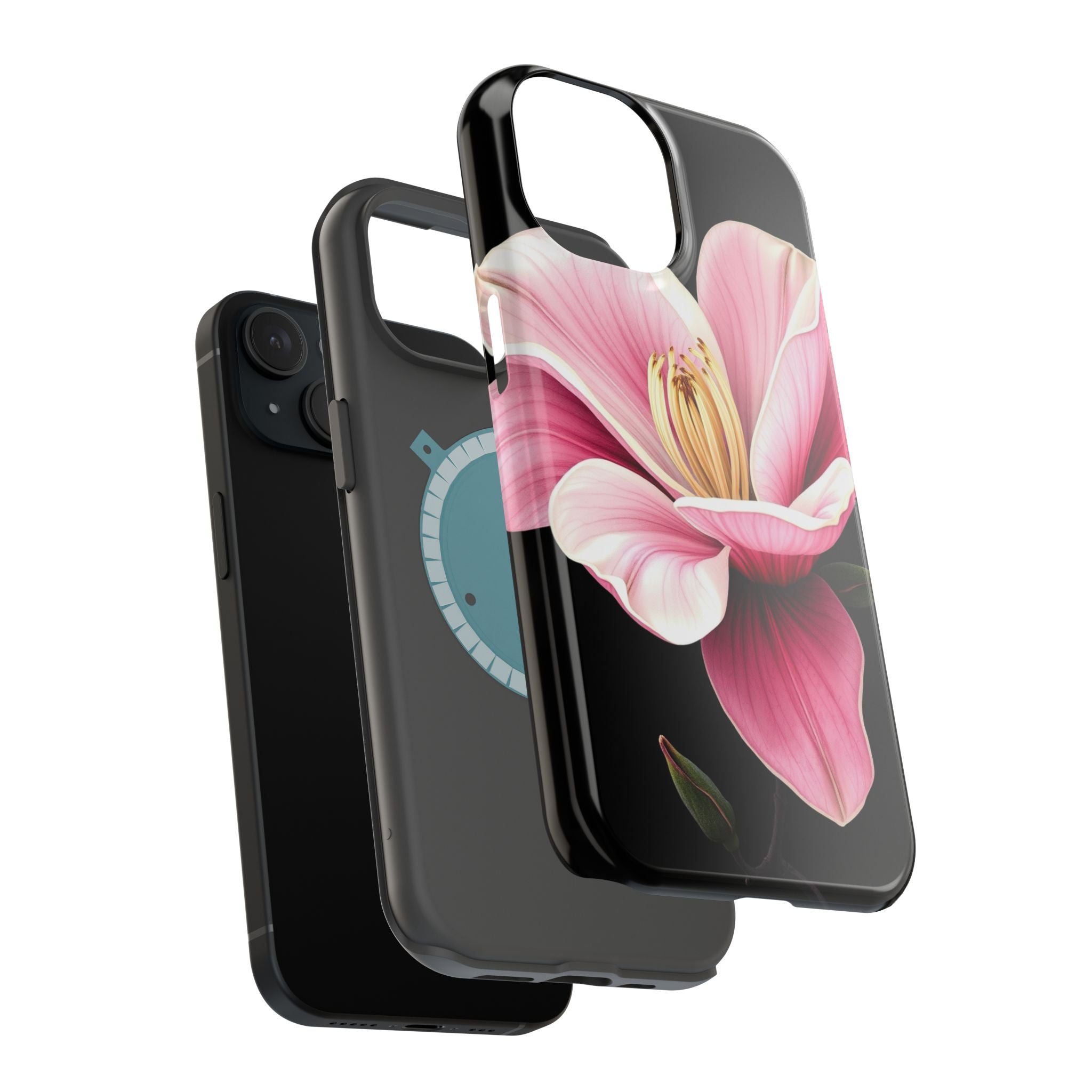 iPhone Magnolia Dream Dark Gothic Ink Slim Everyday Designer Case · iPhone Case