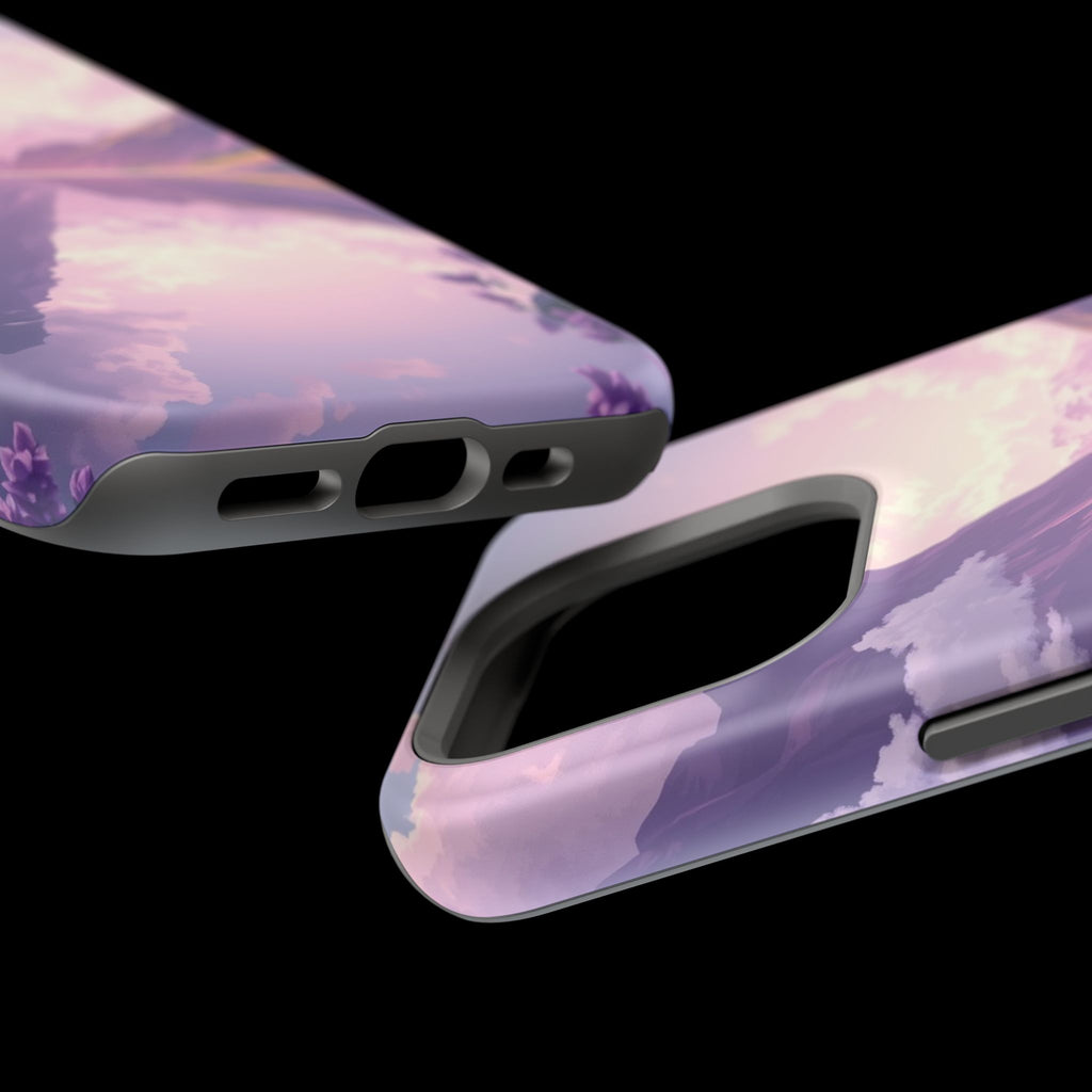 iPhone Lavender And Pearl Fjord Reflection Slim iPhone Everyday · iPhone Case