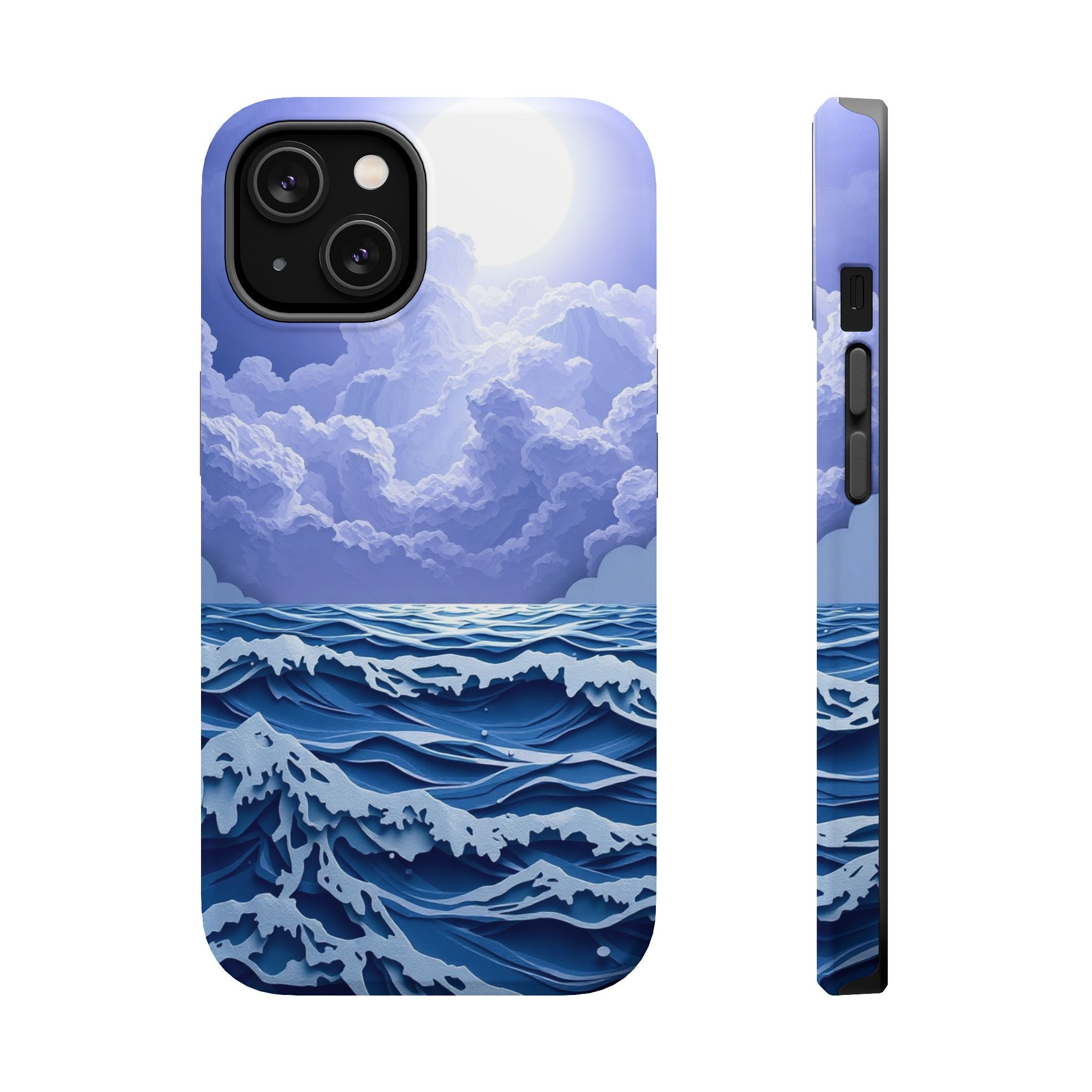 iPhone Storm at Sea Enchanted Art Bold Modern Everyday Snap Case · iPhone Case
