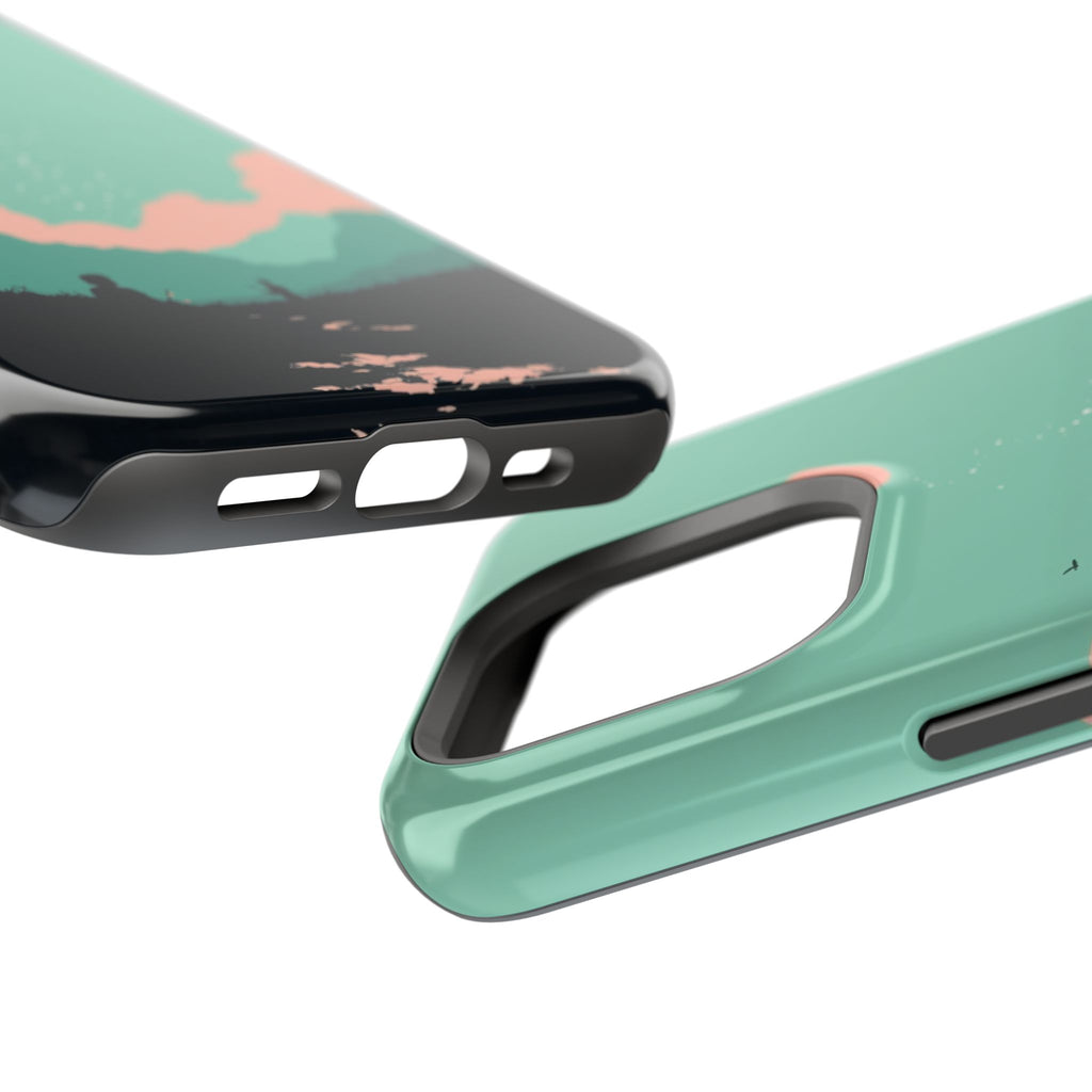 iPhone Magnetic Field Electric Art Bold Modern Everyday Snap Case · iPhone Case