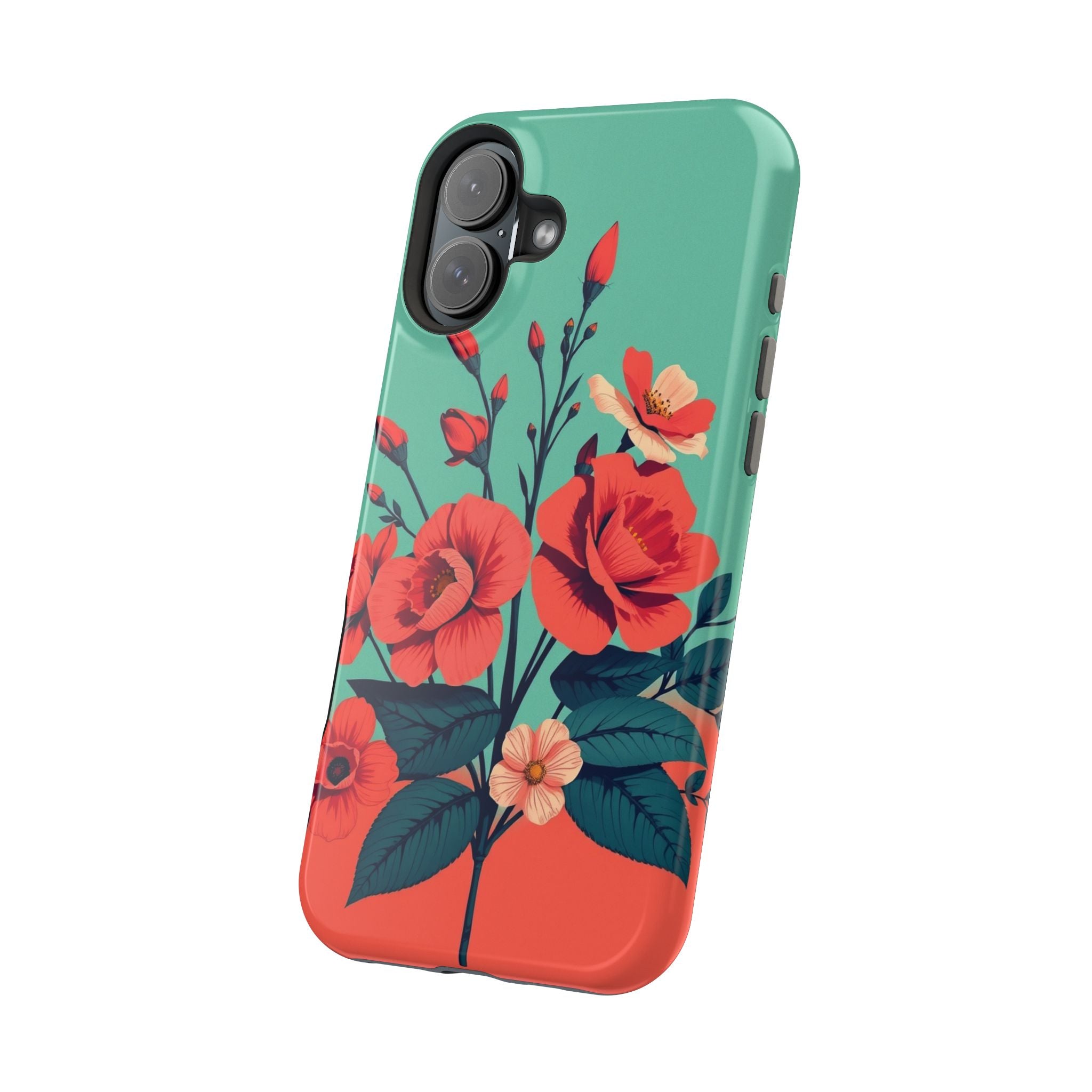 iPhone Pin-up Floral Cinematic Art Bold Modern Everyday Snap Case · iPhone Case