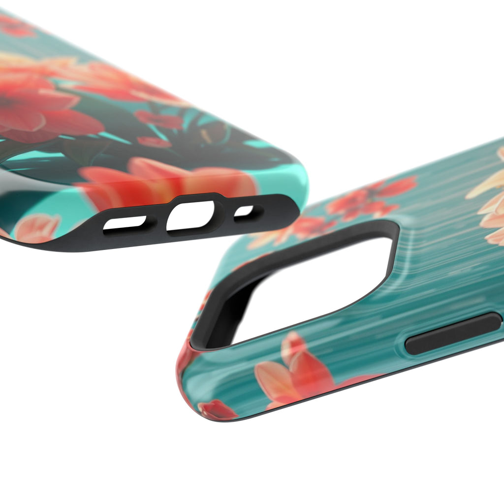 iPhone Spring Shower Bloom 3D Digital Slim Everyday Designer Case · iPhone Case