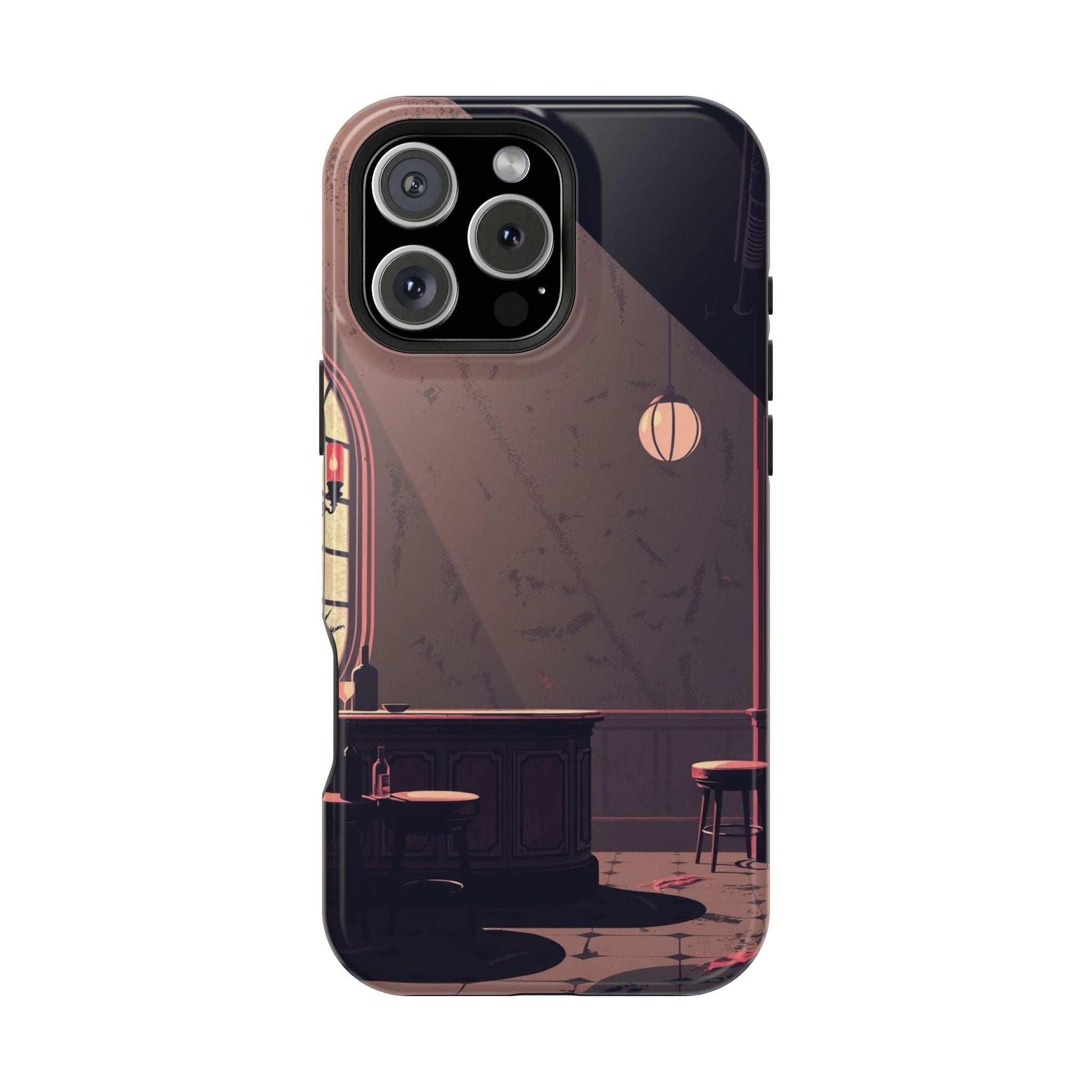 iPhone Speakeasy Dark Grunge Distressed Slim Everyday Designer Case · iPhone Cas
