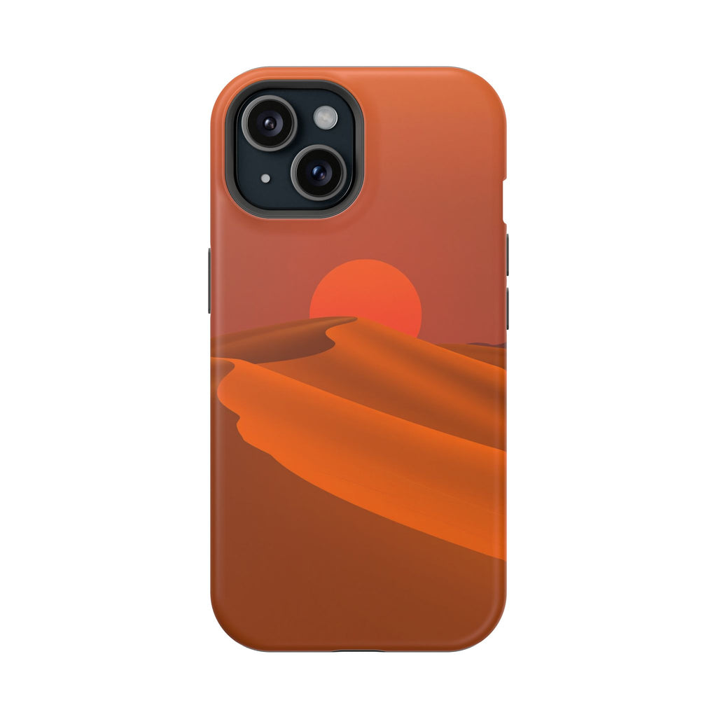 iPhone Serene Sand Dunes at Dusk Design Slim Everyday iPhone 15 · iPhone Case