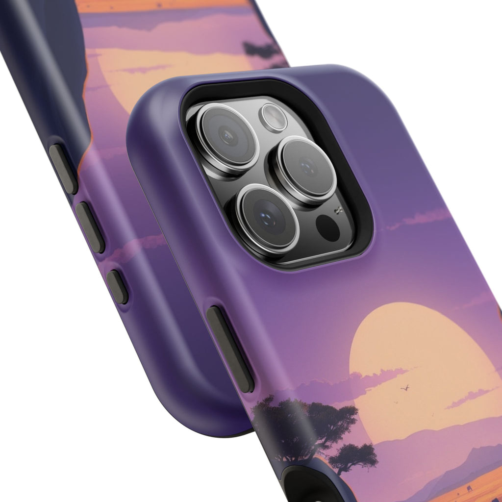 iPhone Lavender And Pearl Savanna Horizon Slim iPhone 18 Everyday · iPhone Case