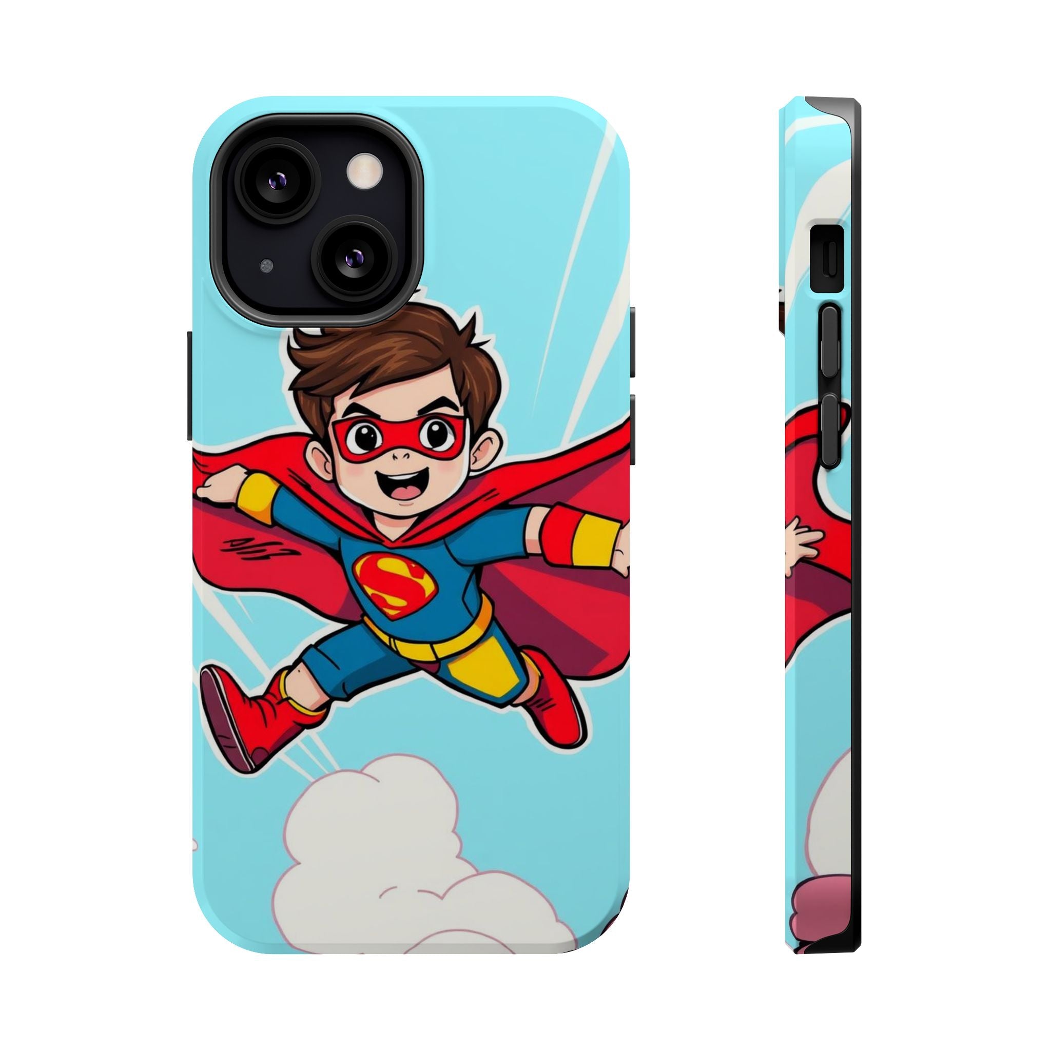 iPhone Kid Superhero Flying Kids Fun iPhone Phone Case Gift Slim · iPhone Case